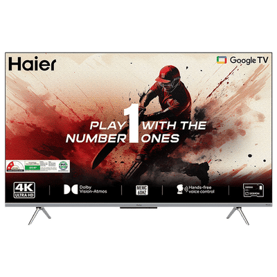 Haier P7 Series 165 cm (65 inch) 2 Star 4K Ultra HD LED Smart Google TV with Dolby Vision & Dolby Atmos (2024 model)