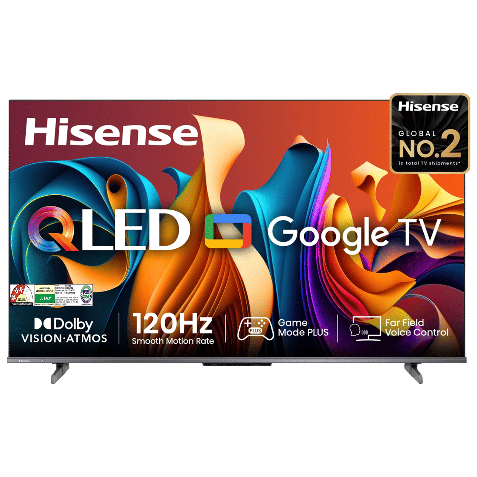 Hisense Q6N 190 cm (75 inch) QLED 4K Ultra HD Smart Google TV with 4K AI Upscaler (2024 model) Hisense Q6N 190 cm (75 inch) QLED 4K Ultra HD Smart Google TV with 4K AI Upscaler (2024 model)_1