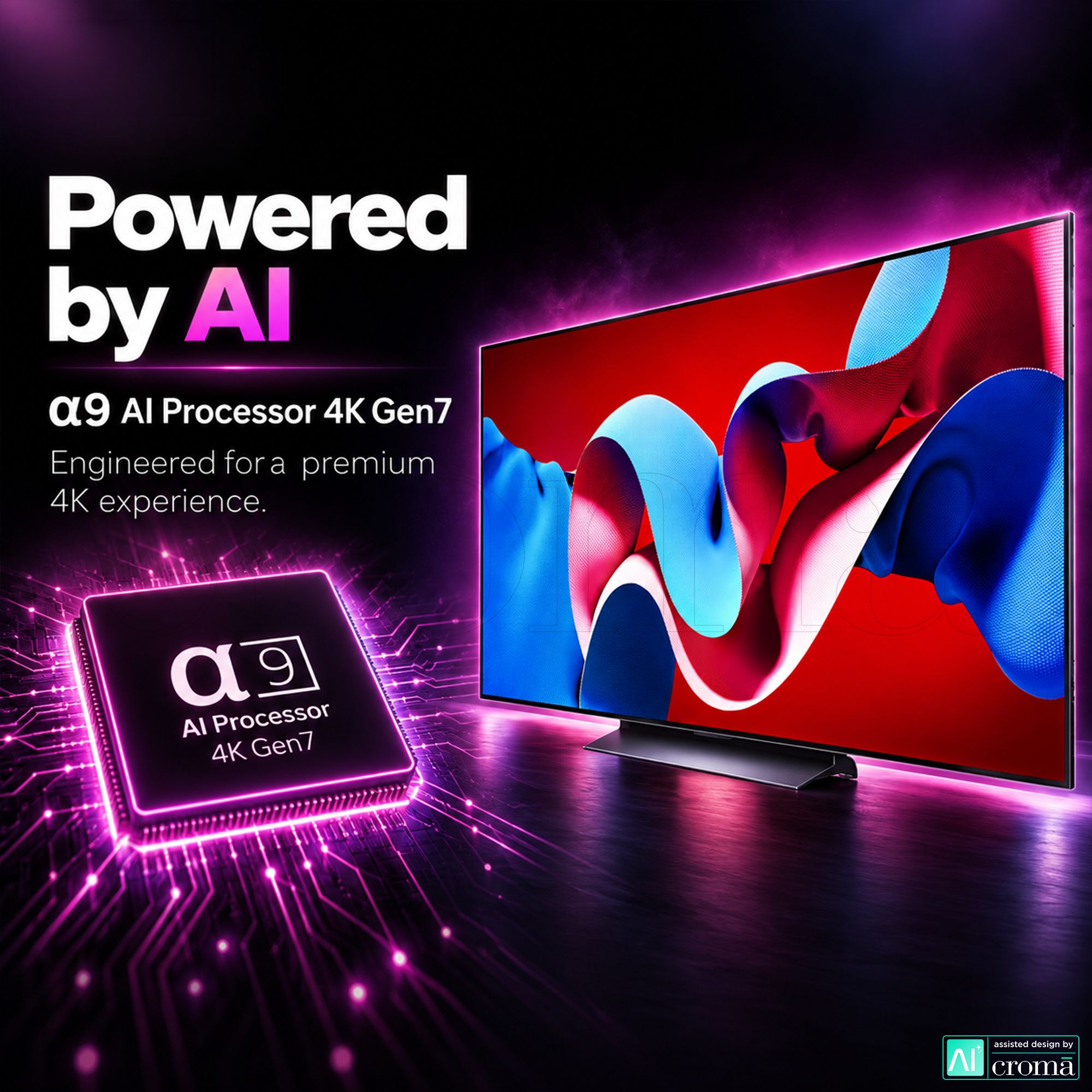 LG evo AI C4 195 cm (77 inch) 3 Star OLED 4K Ultra HD Smart WebOS TV with Dolby Atmos (2025 model)_5