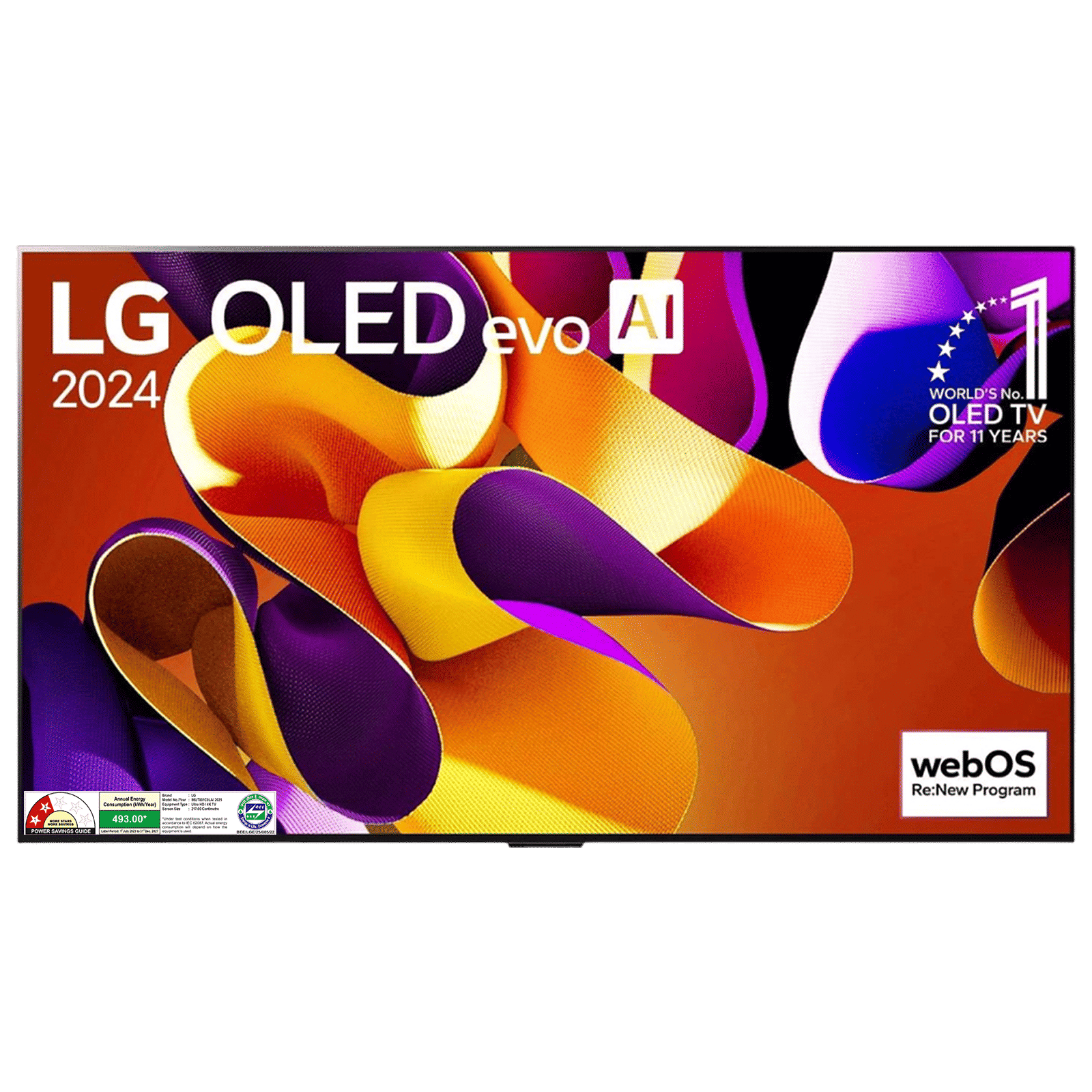 LG evo AI G4 195 cm (77 inch) OLED 4K Ultra HD Smart WebOS TV with Dolby Atmos (2025 model) LG evo AI G4 195 cm (77 inch) OLED 4K Ultra HD Smart WebOS TV with Dolby Atmos (2025 model)_1
