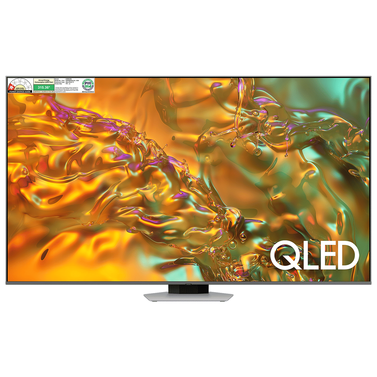 SAMSUNG Q80D 165 cm (65 inch) QLED 4K Ultra HD Smart Tizen TV with AI Energy Mode (2024 model)_1