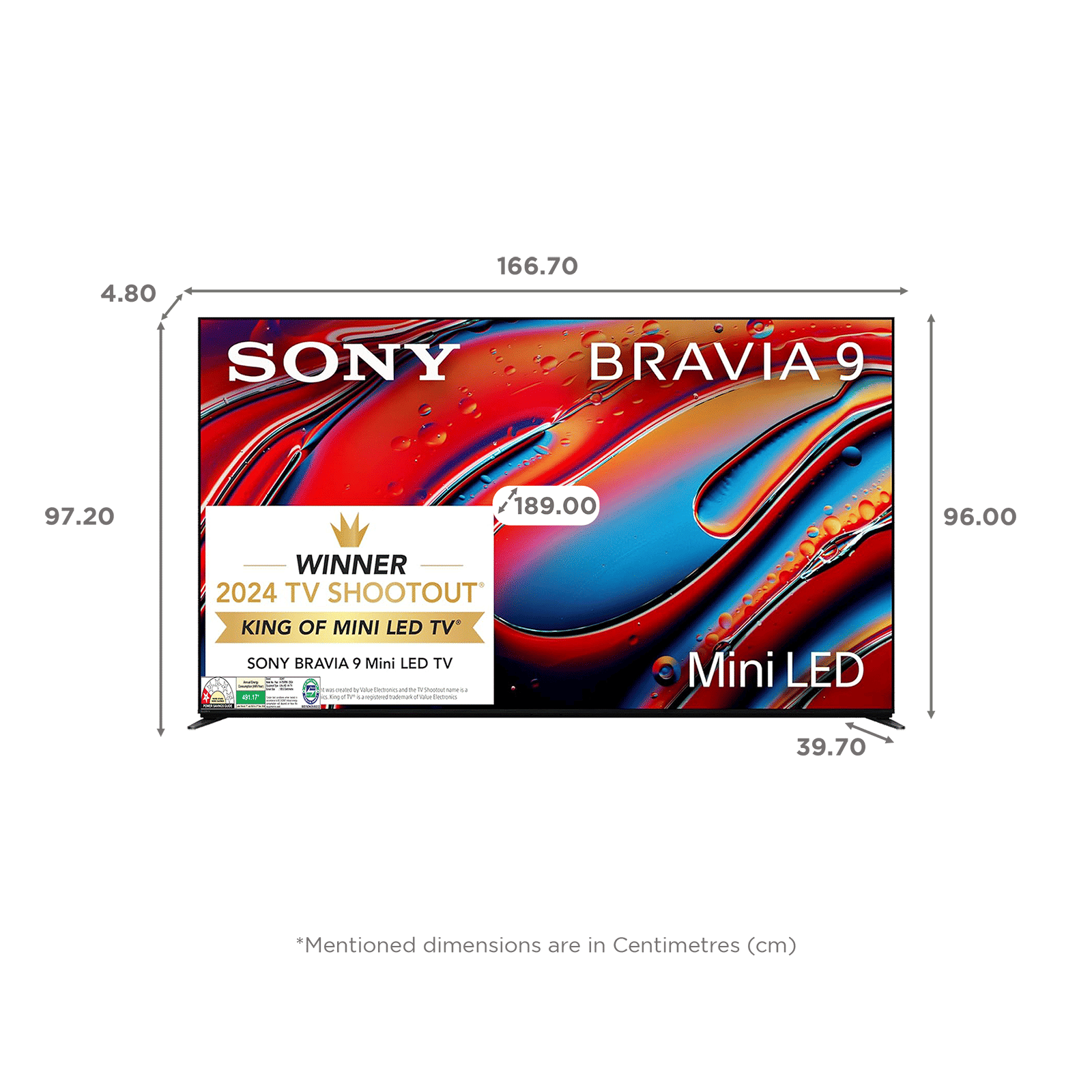 SONY BRAVIA 9 190 cm (75 inch) LED 4K Ultra HD Mini Smart Android TV with Dolby Vision & Dolby Atmos (2024 model)_2