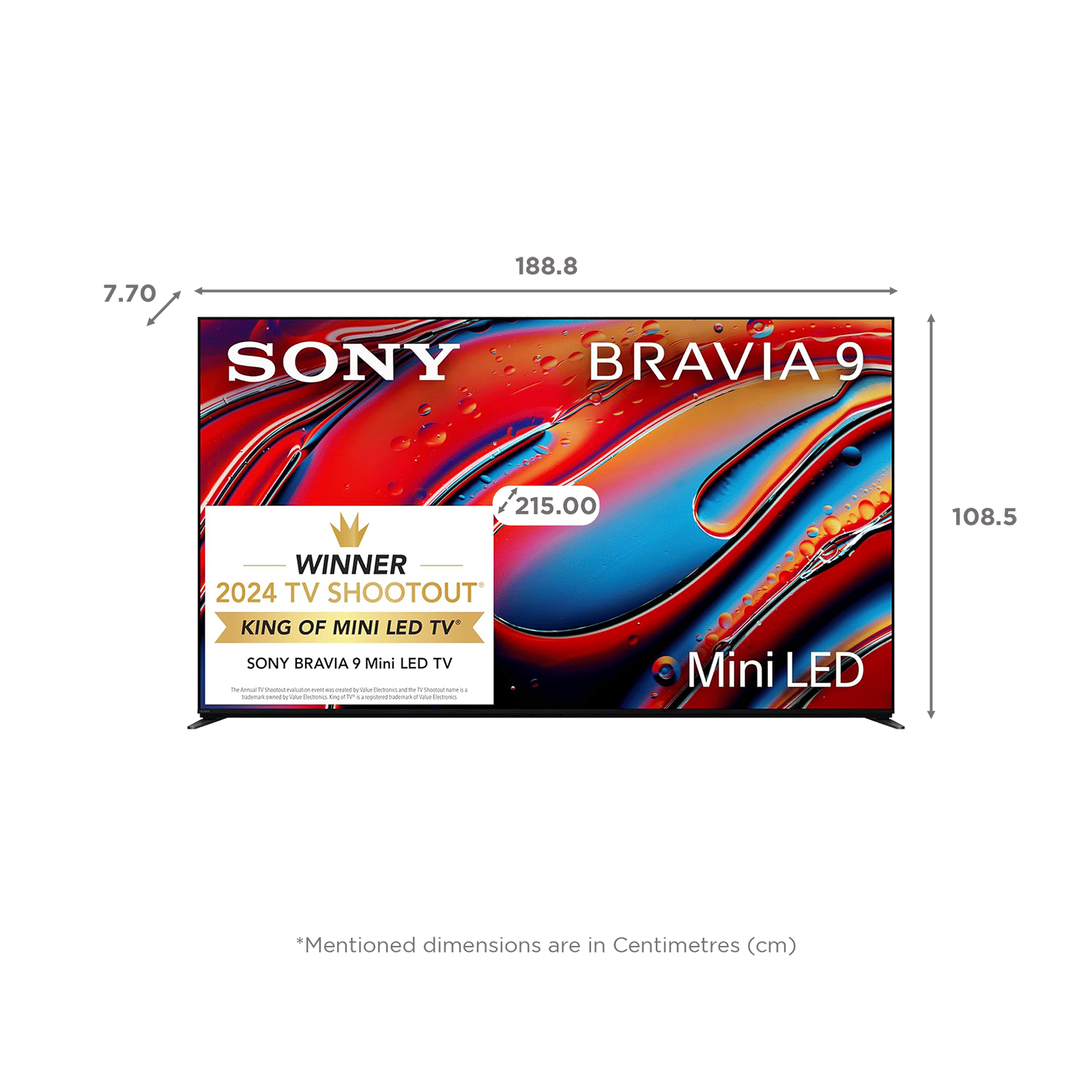 SONY BRAVIA 9 215 cm (85 inch) LED 4K Ultra HD Mini Smart Android TV with Dolby Vision & Dolby Atmos (2024 model)_2