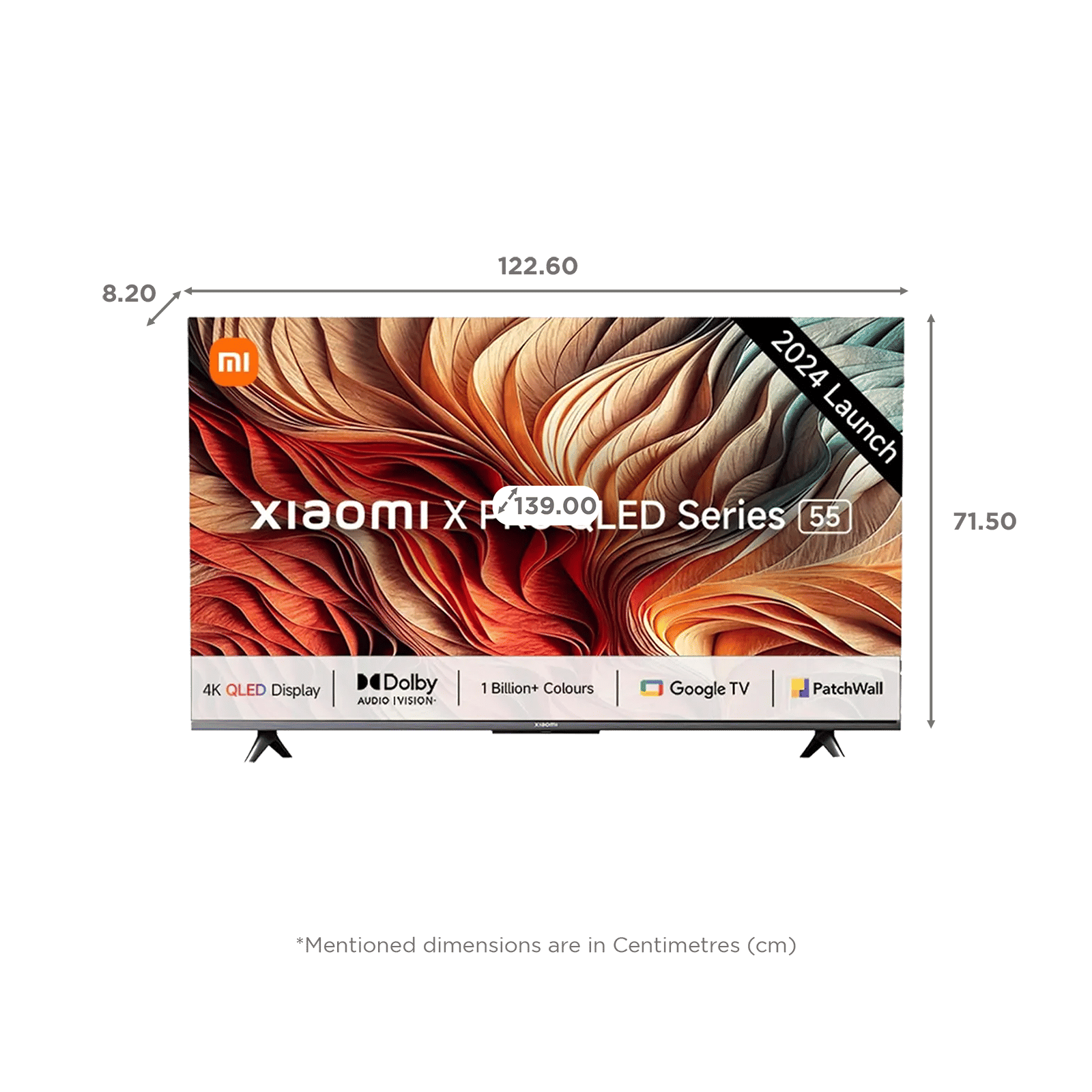 Xiaomi X Pro 140 cm (55 inch) QLED 4K Ultra HD Google TV with Dolby Vision & Dolby Atmos (2024 model) Xiaomi X Pro 140 cm (55 inch) QLED 4K Ultra HD Google TV with Dolby Vision & Dolby Atmos (2024 model)_2