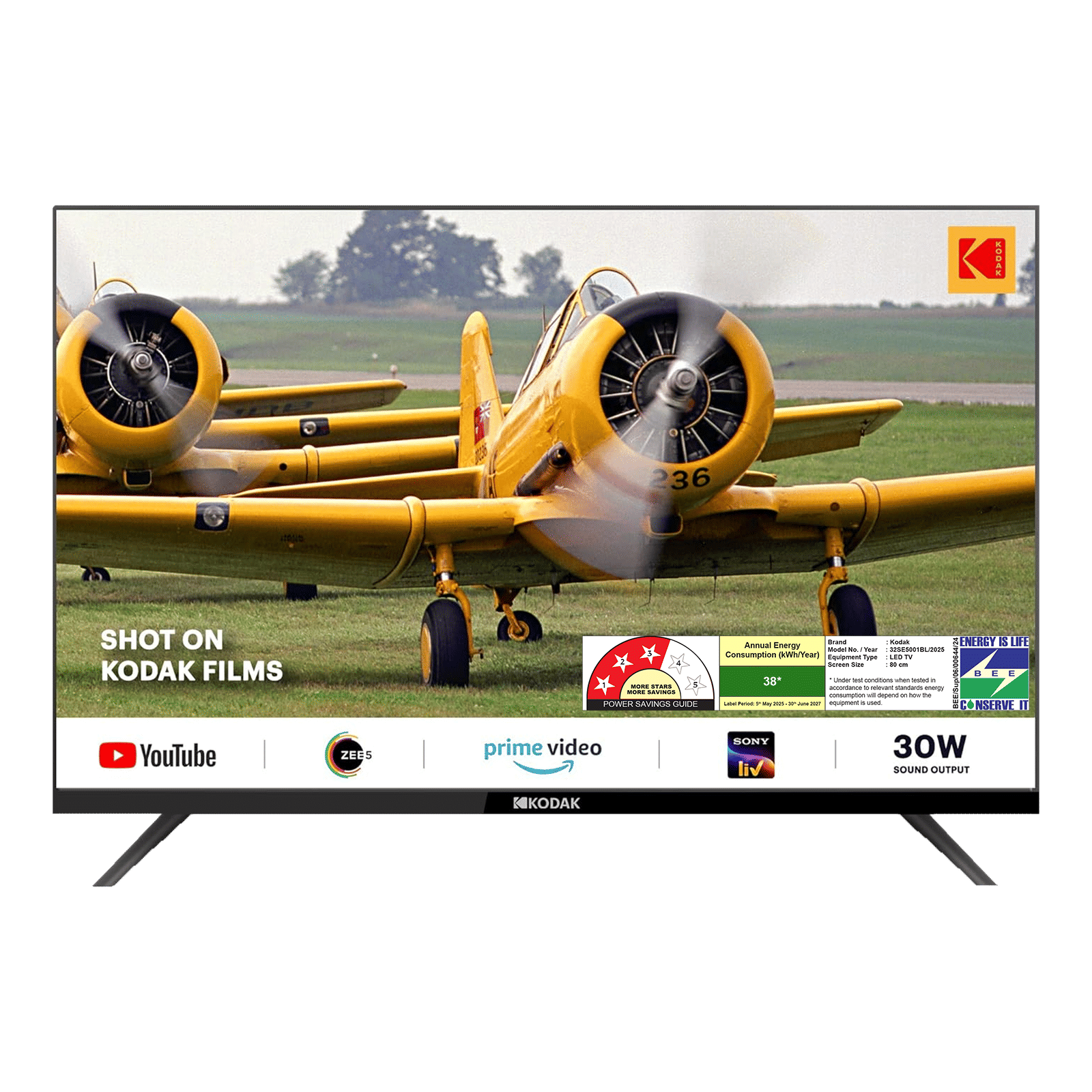 KODAK Special Edition Series 80 cm (32 inch) HD Ready LED Smart Linux TV with Screen Mirroring (2023 model) KODAK Special Edition Series 80 cm (32 inch) HD Ready LED Smart Linux TV with Screen Mirroring (2023 model)_1