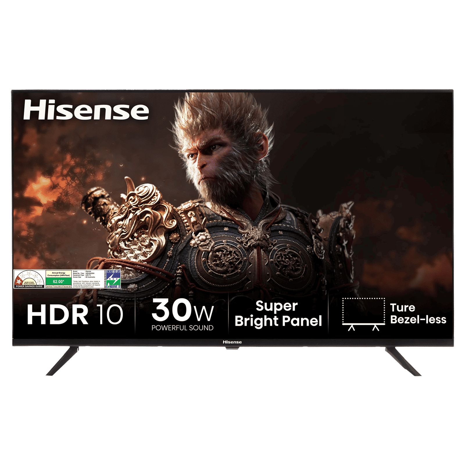 Hisense E43N 80 cm (32 inch) HD Ready LED Smart Google TV with Dolby Audio (2024 model) Hisense E43N 80 cm (32 inch) HD Ready LED Smart Google TV with Dolby Audio (2024 model)_1