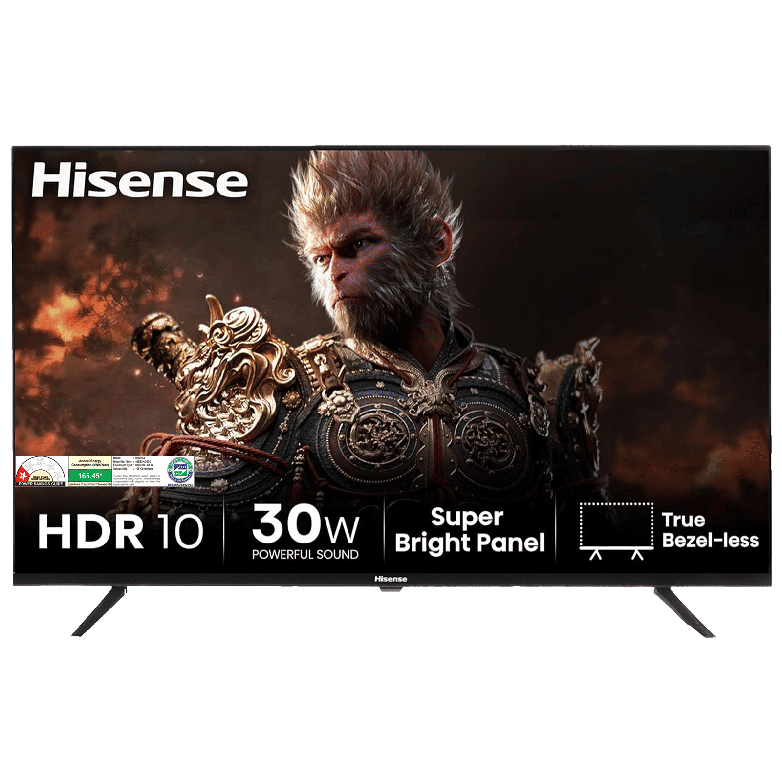 Hisense E63N 109 cm (43 inch) LED 4K Ultra HD Google TV with Dolby Atmos (2024 model)_1