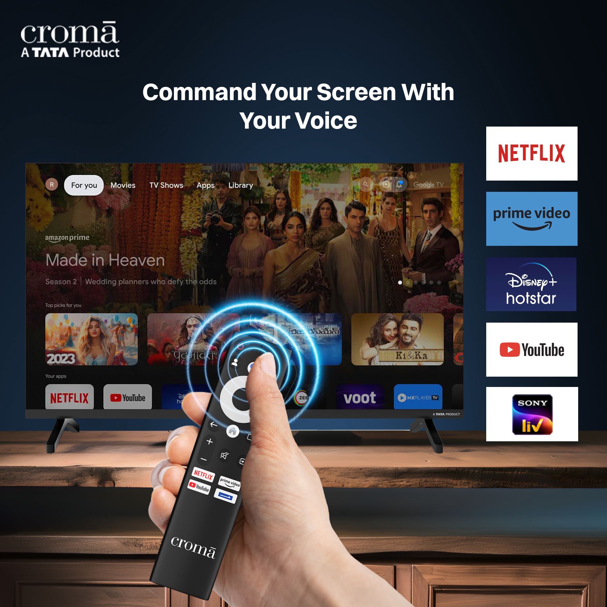 Croma 80 cm (32 inch) HD Ready QLED Pro Smart Google TV with Dolby Audio (2025 model)_15