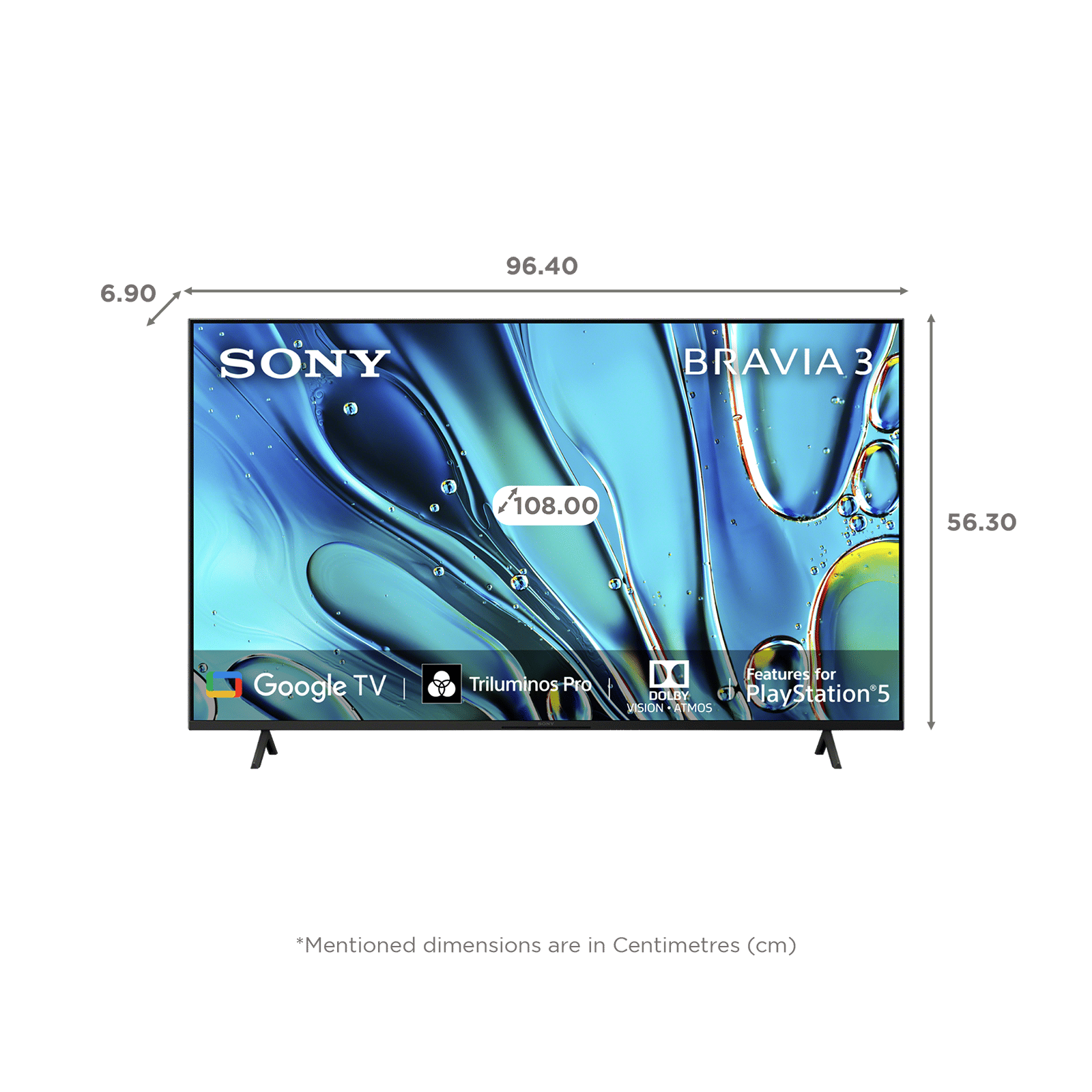 SONY BRAVIA 3 109 cm (43 inch) LED 4K Ultra HD Google TV with Dolby Vision & Dolby Atmos (2024 model) SONY BRAVIA 3 109 cm (43 inch) LED 4K Ultra HD Google TV with Dolby Vision & Dolby Atmos (2024 model)_2