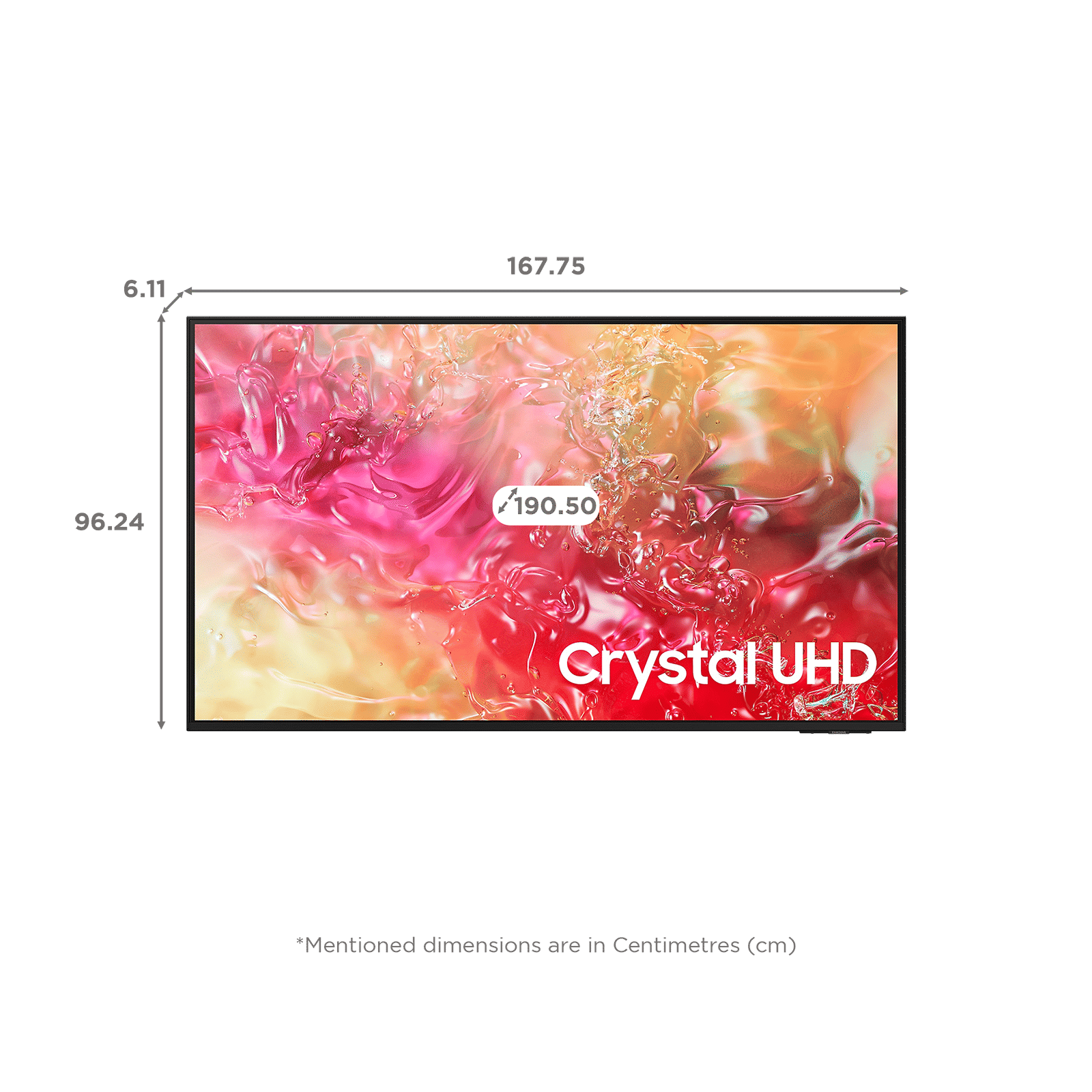 SAMSUNG DUE77 190 cm (75 inch) 4K Ultra HD LED Smart Tizen TV with Google Voice Assistant (2024 model) SAMSUNG DUE77 190 cm (75 inch) 4K Ultra HD LED Smart Tizen TV with Google Voice Assistant (2024 model)_2