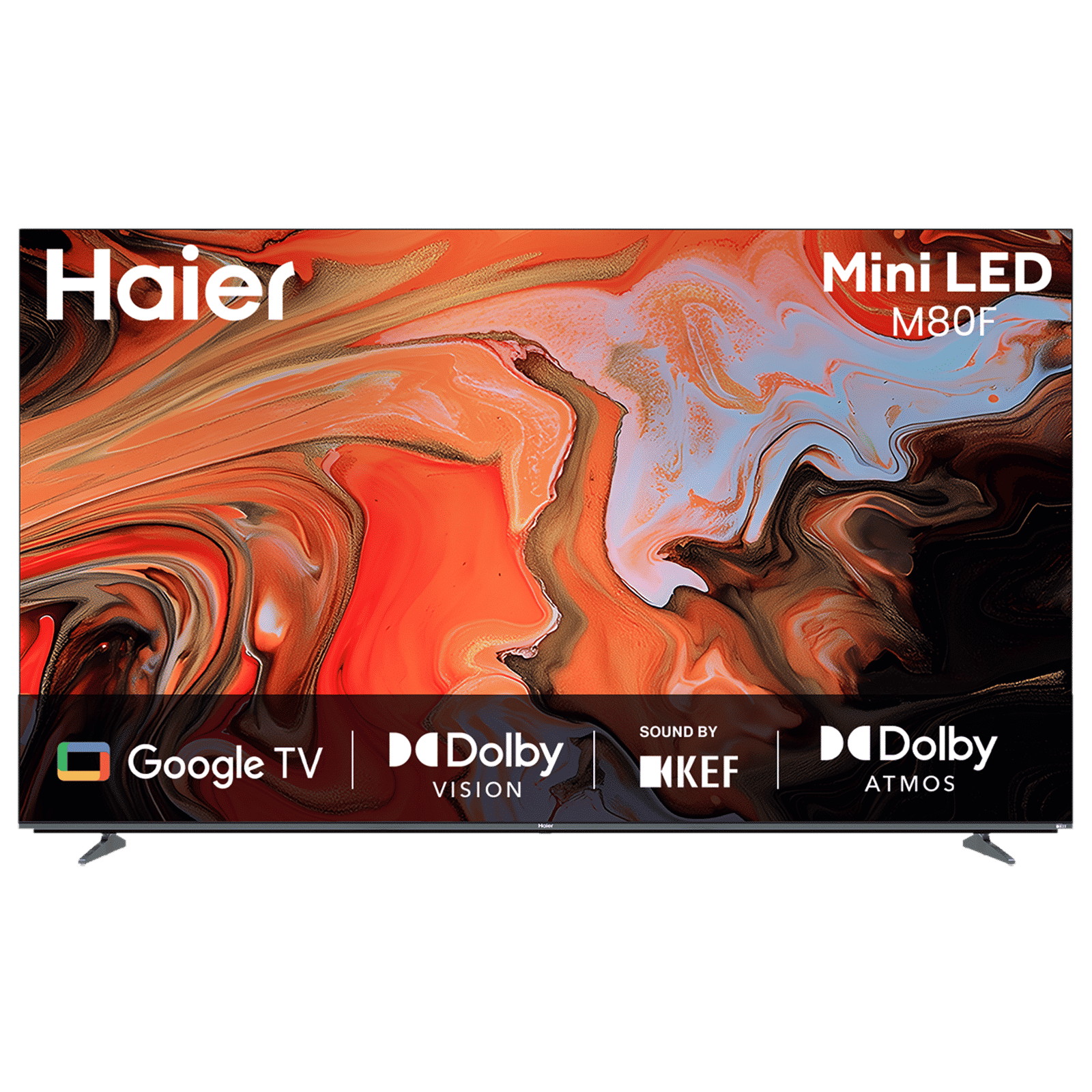 Haier 55M80 140 cm (55 inch) 2 Star 4K Ultra HD Mini LED Smart Google TV with Google Assistant Support (2025 model)_1