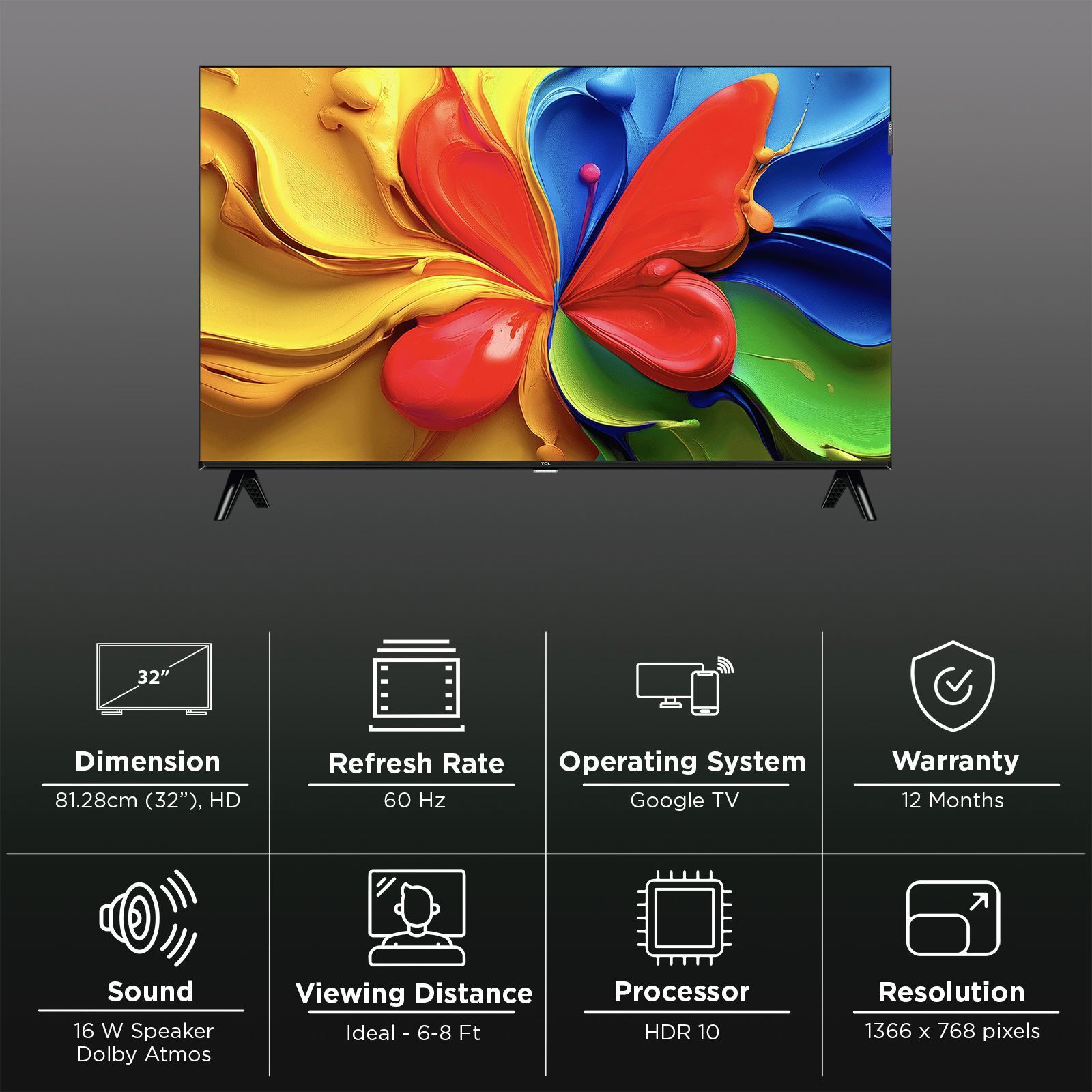 TCL S4K 80 cm (32 inch) HD QLED Smart Google TV with Google Assistant (2025 model) TCL S4K 80 cm (32 inch) HD QLED Smart Google TV with Google Assistant (2025 model)_3