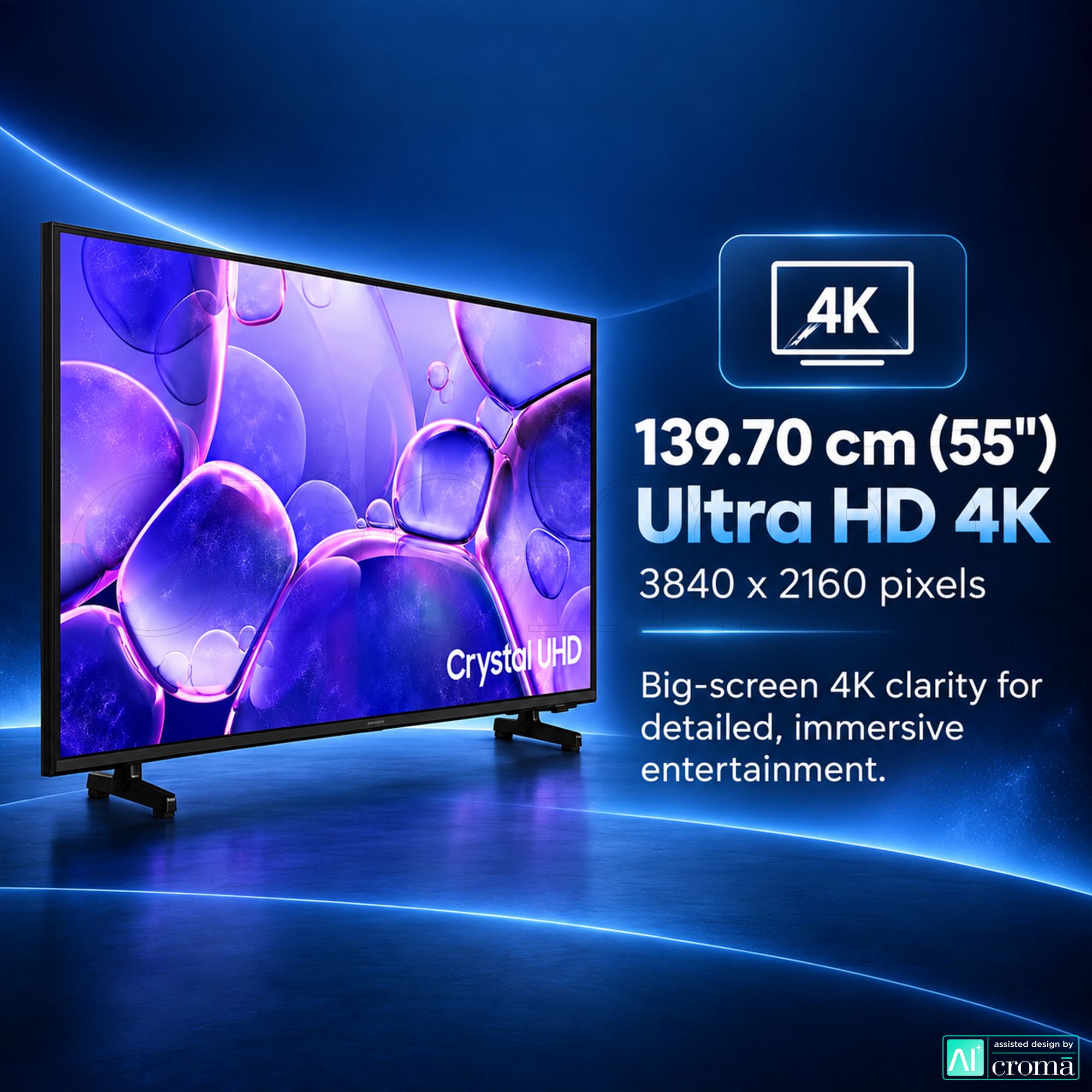 SAMSUNG U8600F 140 cm (55 inch) 4K Ultra HD LED Smart Tizen TV with Alexa & Google Assistant (2025 model) SAMSUNG U8600F 140 cm (55 inch) 4K Ultra HD LED Smart Tizen TV with Alexa & Google Assistant (2025 model)_2