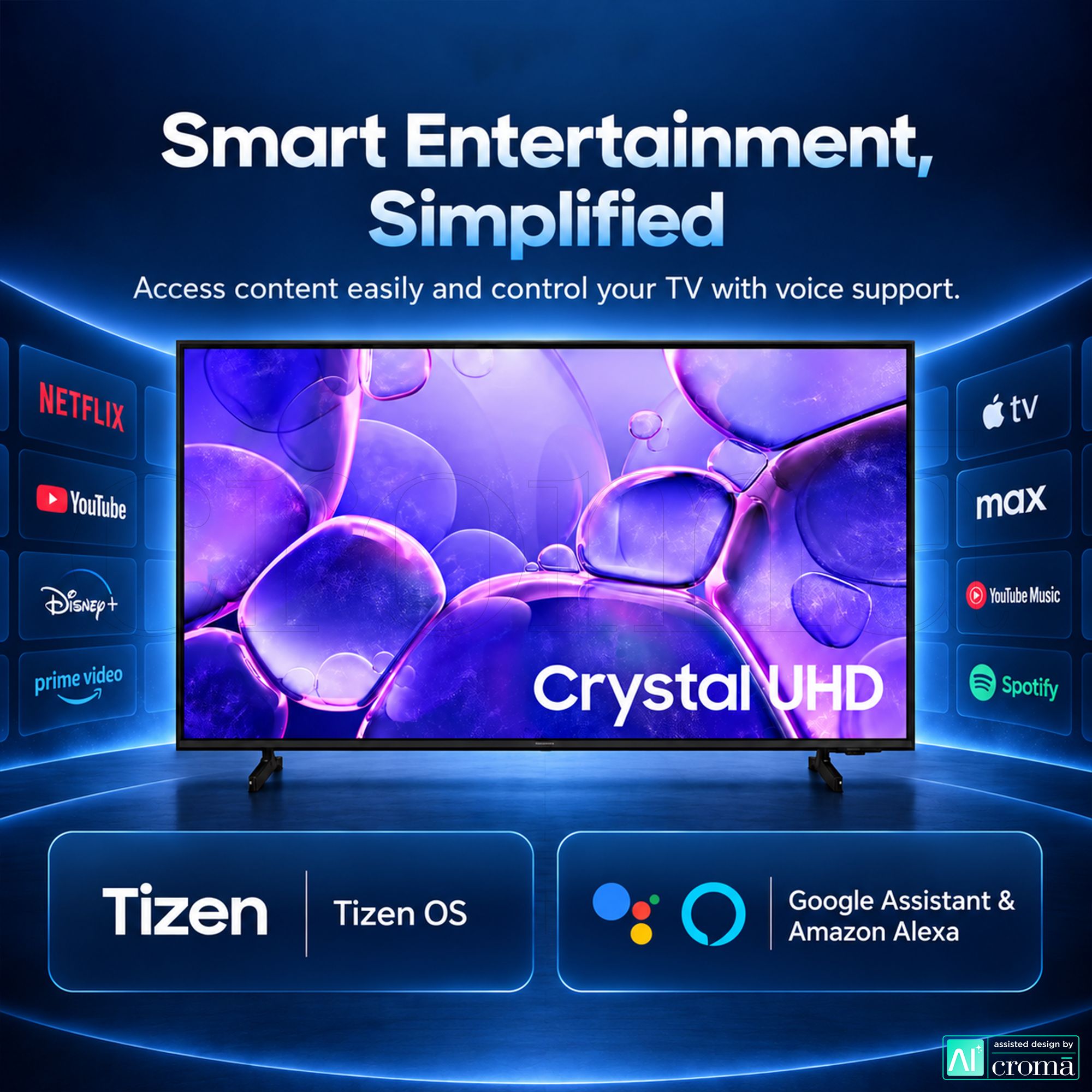 SAMSUNG U8600F 140 cm (55 inch) 4K Ultra HD LED Smart Tizen TV with Alexa & Google Assistant (2025 model) SAMSUNG U8600F 140 cm (55 inch) 4K Ultra HD LED Smart Tizen TV with Alexa & Google Assistant (2025 model)_5