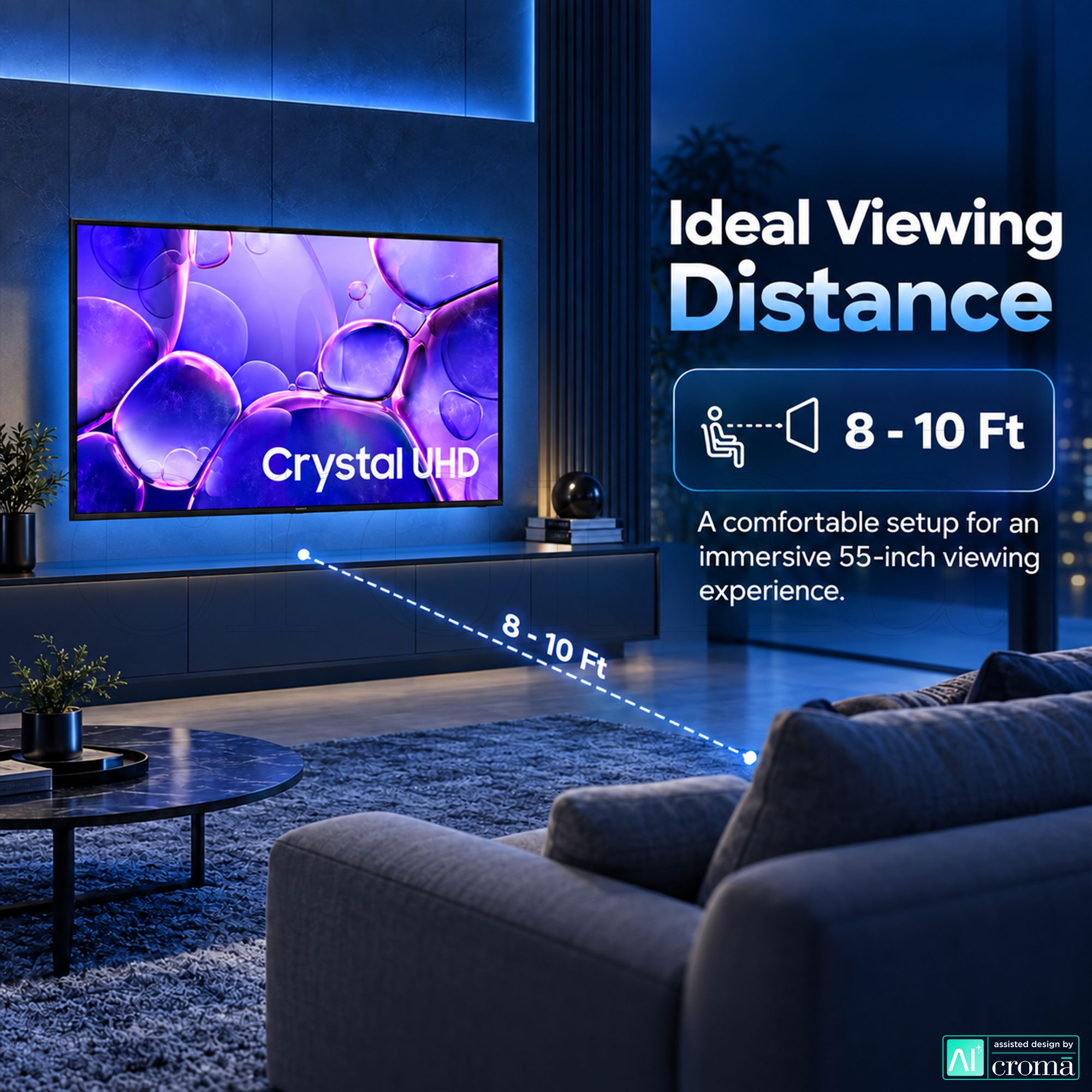 SAMSUNG U8600F 140 cm (55 inch) 4K Ultra HD LED Smart Tizen TV with Alexa & Google Assistant (2025 model) SAMSUNG U8600F 140 cm (55 inch) 4K Ultra HD LED Smart Tizen TV with Alexa & Google Assistant (2025 model)_6