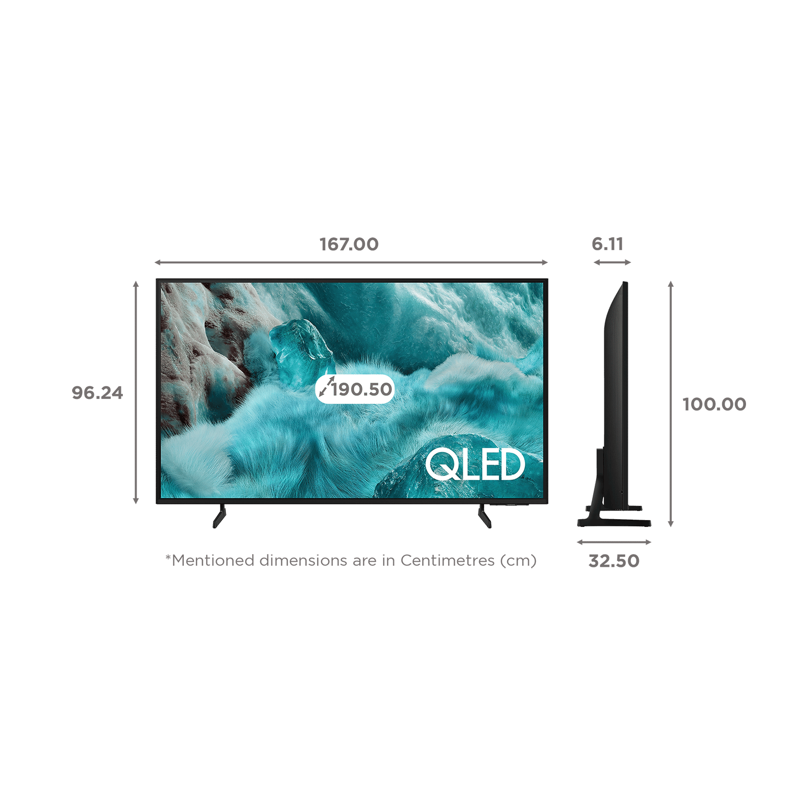 SAMSUNG Q7F 190 cm (75 inch) QLED 4K Ultra HD Smart Tizen TV with Google Voice Assistant (2025 model)_2