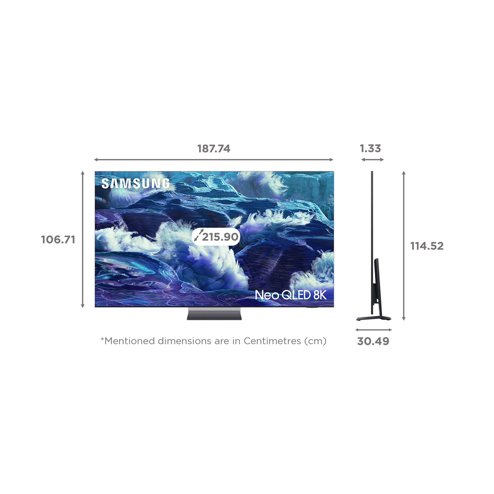 SAMSUNG QN950F 215 cm (85 inch) Neo QLED 8K Ultra HD Smart Tizen TV with Buit-in IoT (2025 model) SAMSUNG QN950F 215 cm (85 inch) Neo QLED 8K Ultra HD Smart Tizen TV with Buit-in IoT (2025 model)_2