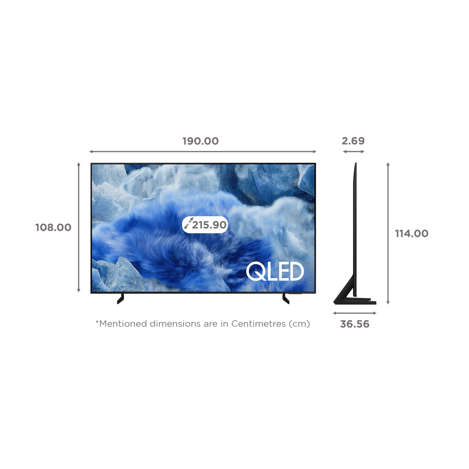 SAMSUNG Q8F 215 cm (85 inch) QLED 4K Ultra HD Smart Tizen TV with Google Voice Assistant (2025 model)_2