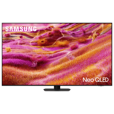 SAMSUNG QN90F 190 cm (75 inch) Neo QLED 4K
                      Ultra HD Smart Tizen TV with Buit-in IoT (2025
                      model)