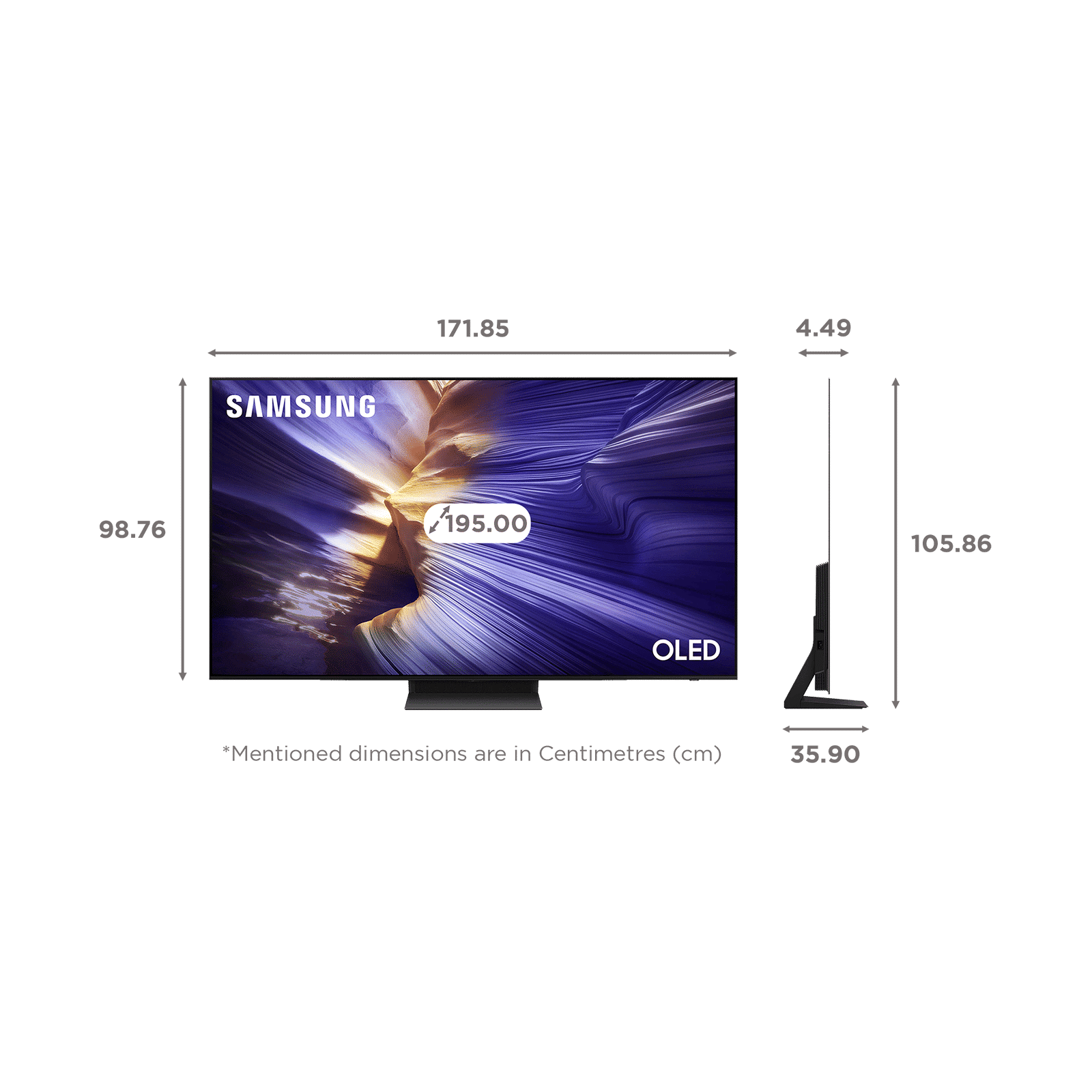 SAMSUNG S90F 195 cm (77 inch) 4K Ultra HD OLED Smart Tizen TV with Multiple Voice Assistant (2025 model)_9
