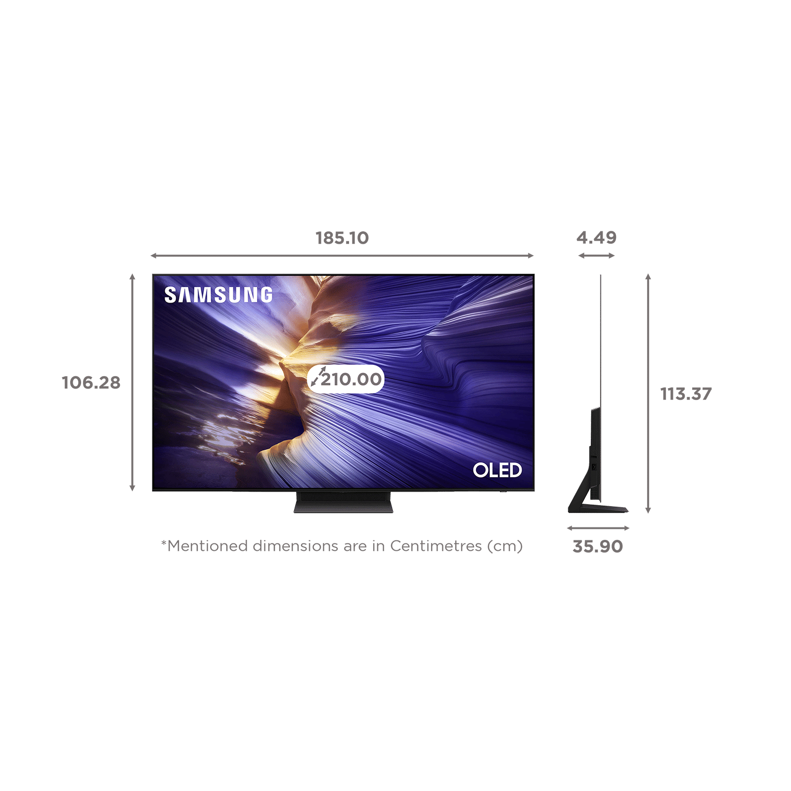 SAMSUNG S90F 210 cm (83 inch) 4K Ultra HD OLED Smart Tizen TV with Multiple Voice Assistant (2025 model) SAMSUNG S90F 210 cm (83 inch) 4K Ultra HD OLED Smart Tizen TV with Multiple Voice Assistant (2025 model)_2