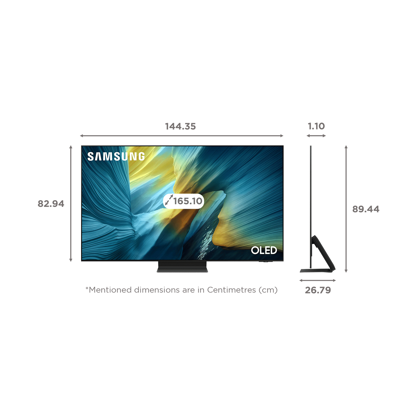 SAMSUNG S95F 165 cm (65 inch) 4K Ultra HD OLED Smart Tizen TV with Multiple Voice Assistant (2025 model)_2