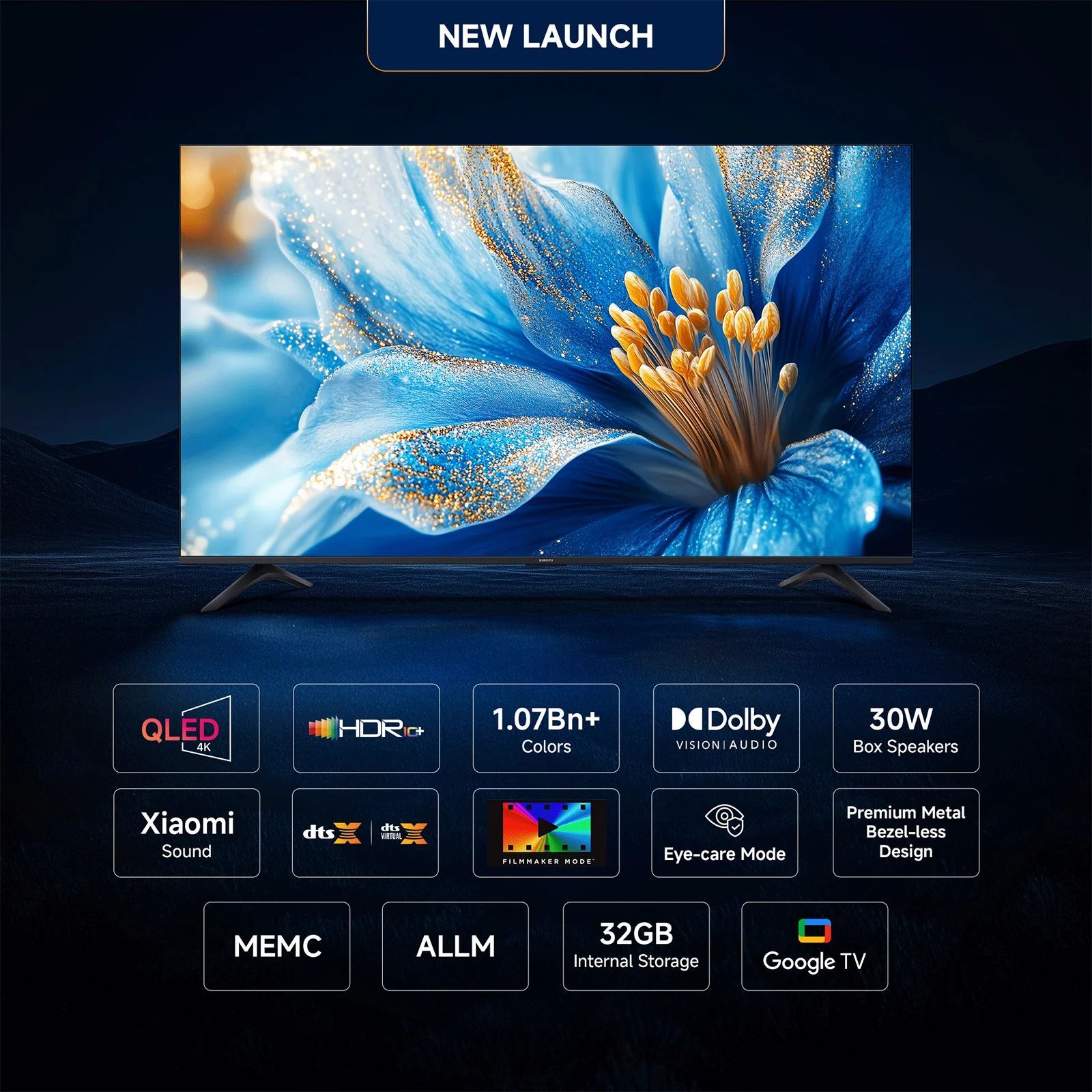 Xiaomi X Pro Series 140 cm (55 inch) 4K Ultra HD QLED Smart Google TV with Google Voice Assistant (2025 model)_8