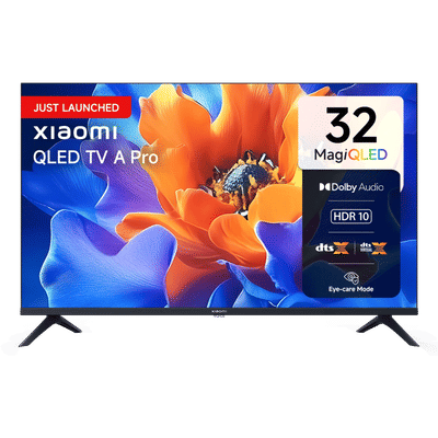 Xiaomi A Pro 80 cm (32 inch) 2 Star QLED HD Smart Google TV with Built-in Google Assistant (2025 model)