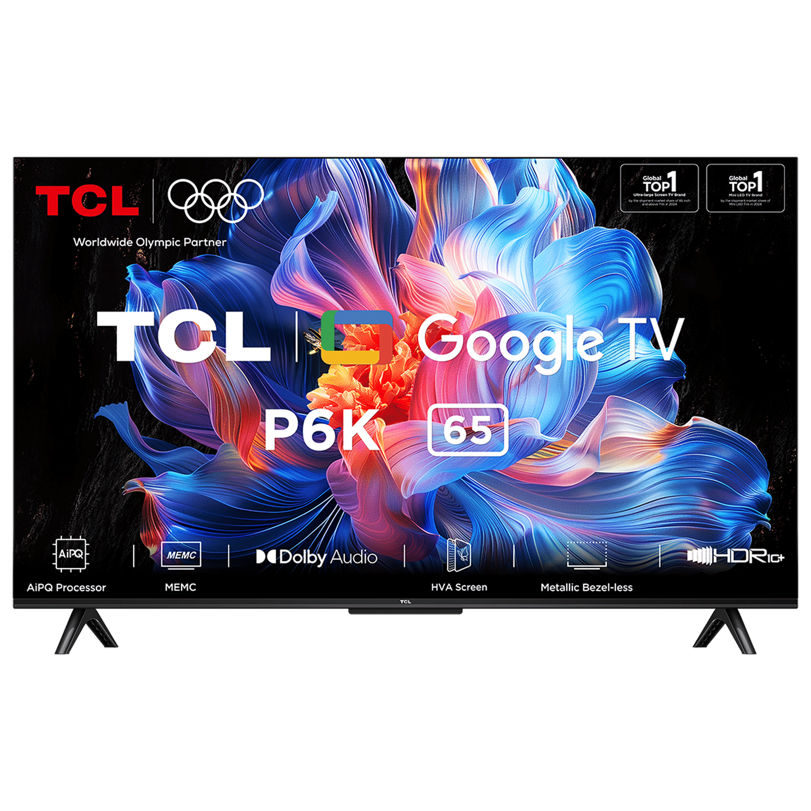 TCL P6K 165 cm (65 inch) 4K Ultra HD LED Smart Google TV with Google Voice Assistant (2025 model) TCL P6K 165 cm (65 inch) 4K Ultra HD LED Smart Google TV with Google Voice Assistant (2025 model)_1
