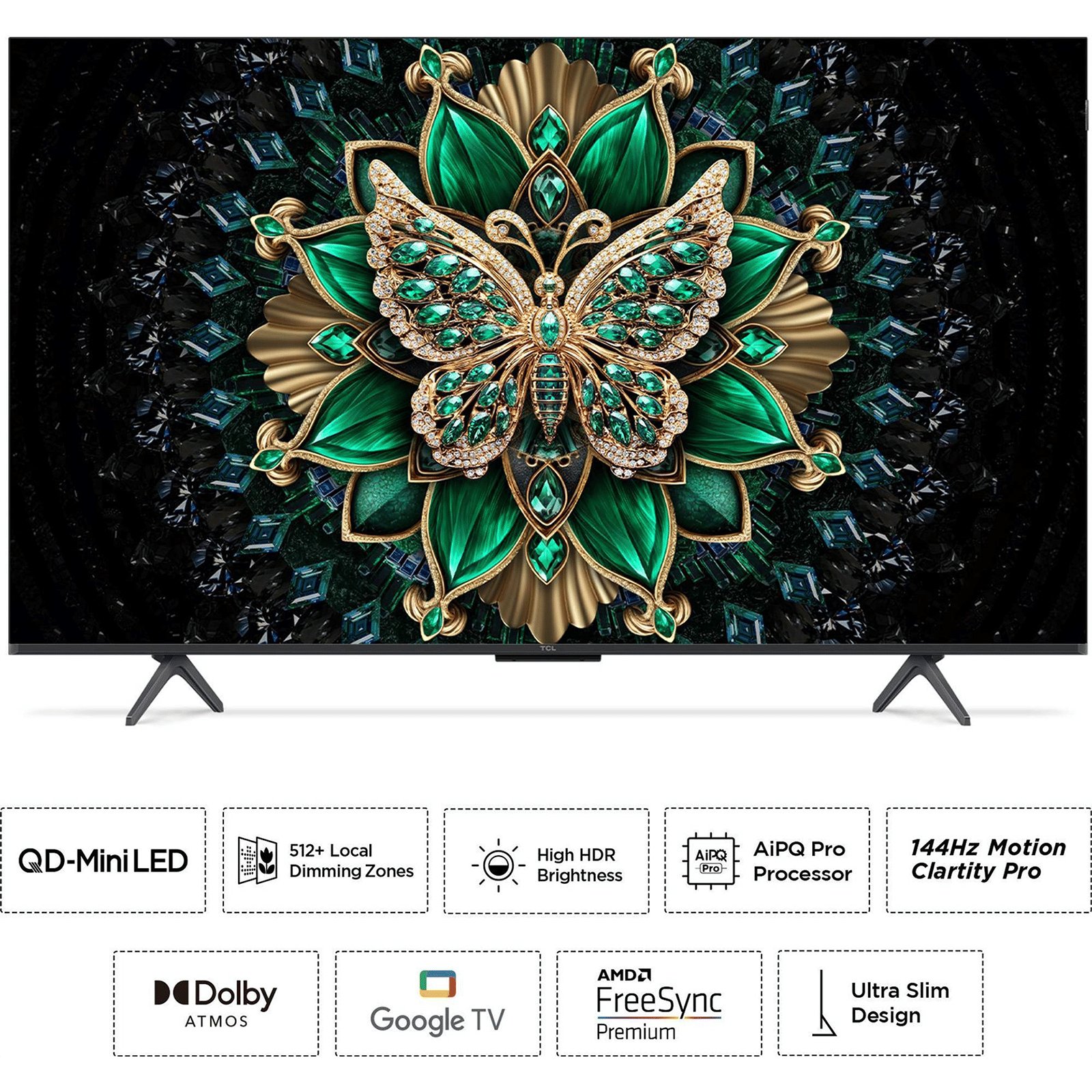 TCL C6K 140 cm (55 inch) QD-Mini LED 4K Ultra HD Smart Google TV with Google Voice Assistant (2025 model)_12
