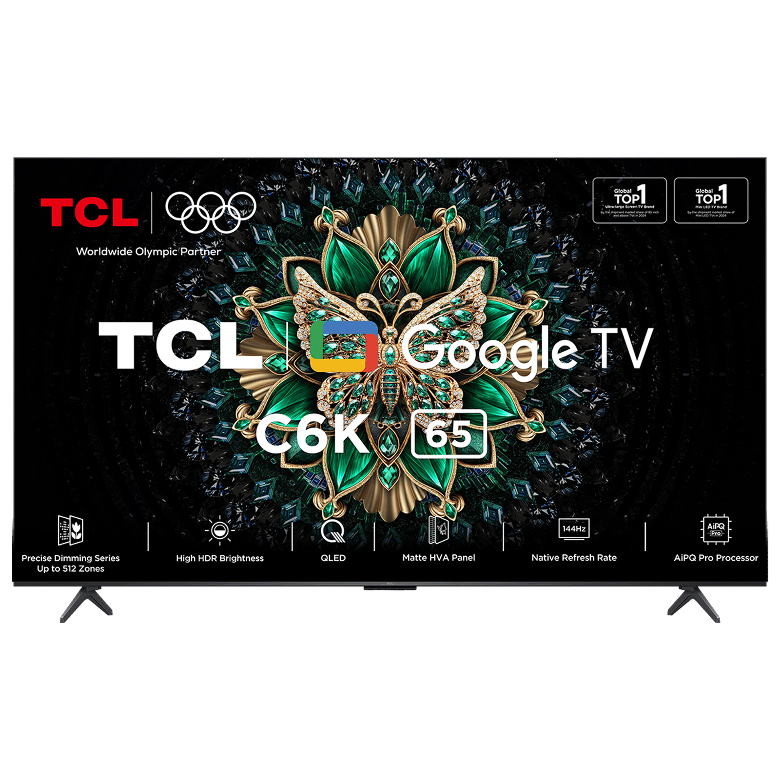 TCL C6K 165 cm (65 inch) QD-Mini LED 4K Ultra HD Smart Google TV with Google Voice Assistant (2025 model)_1