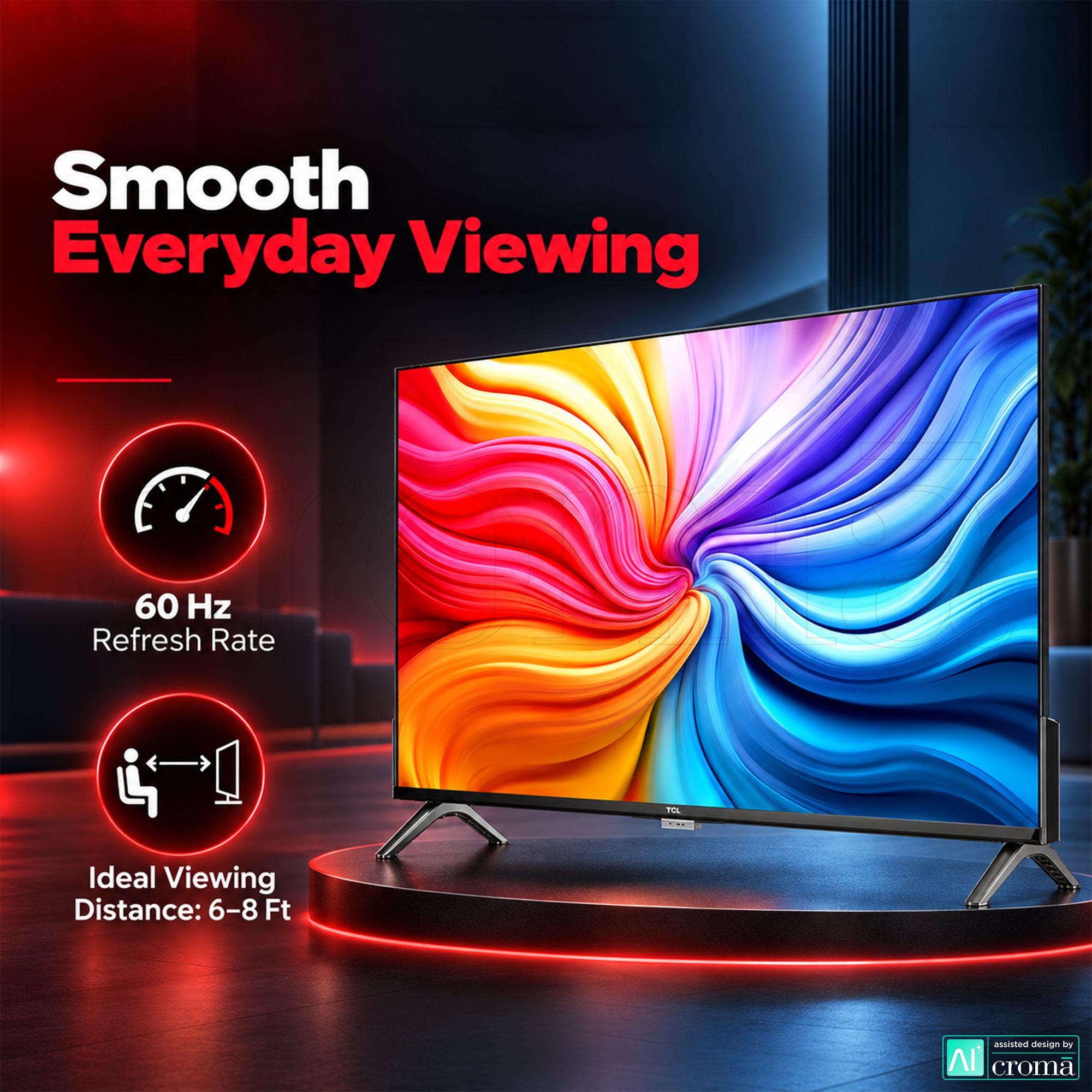 TCL V4C 80 cm (32 inch) 1 Star QLED HD Ready Smart Google TV with Google Voice Assistant (2025 model)_5