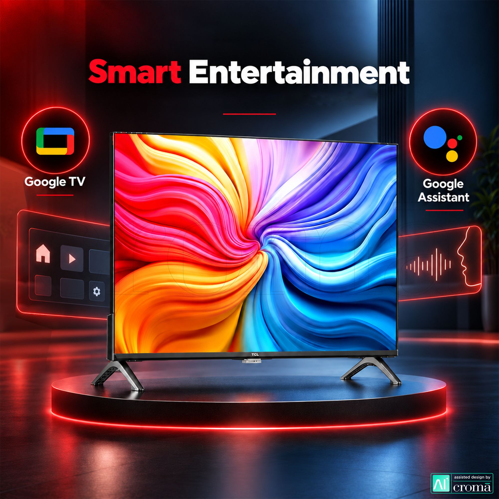 TCL V4C 80 cm (32 inch) 1 Star QLED HD Ready Smart Google TV with Google Voice Assistant (2025 model)_6