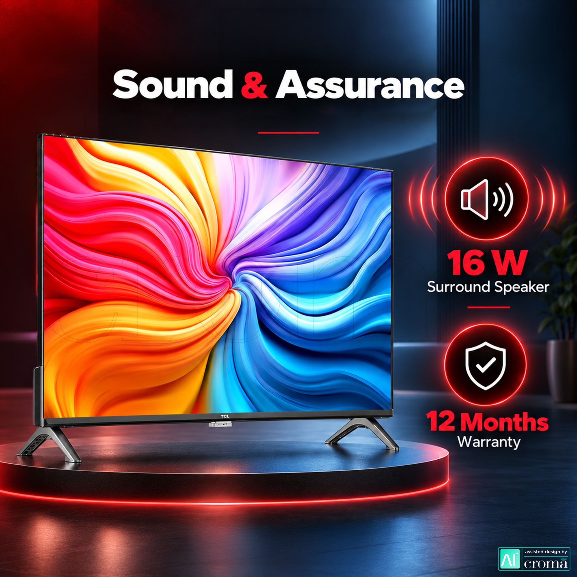 TCL V4C 80 cm (32 inch) 1 Star QLED HD Ready Smart Google TV with Google Voice Assistant (2025 model)_7
