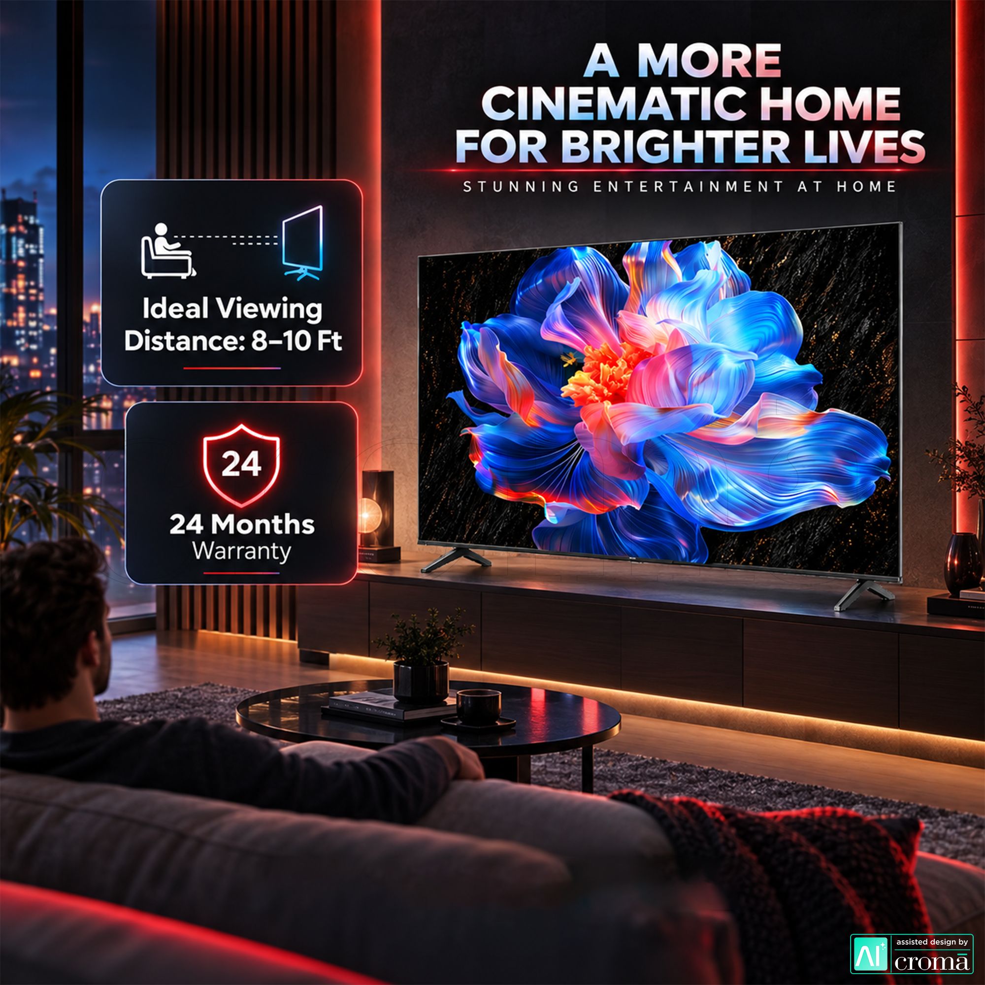 TCL V4C 80 cm (32 inch) 1 Star QLED HD Ready Smart Google TV with Google Voice Assistant (2025 model)_8