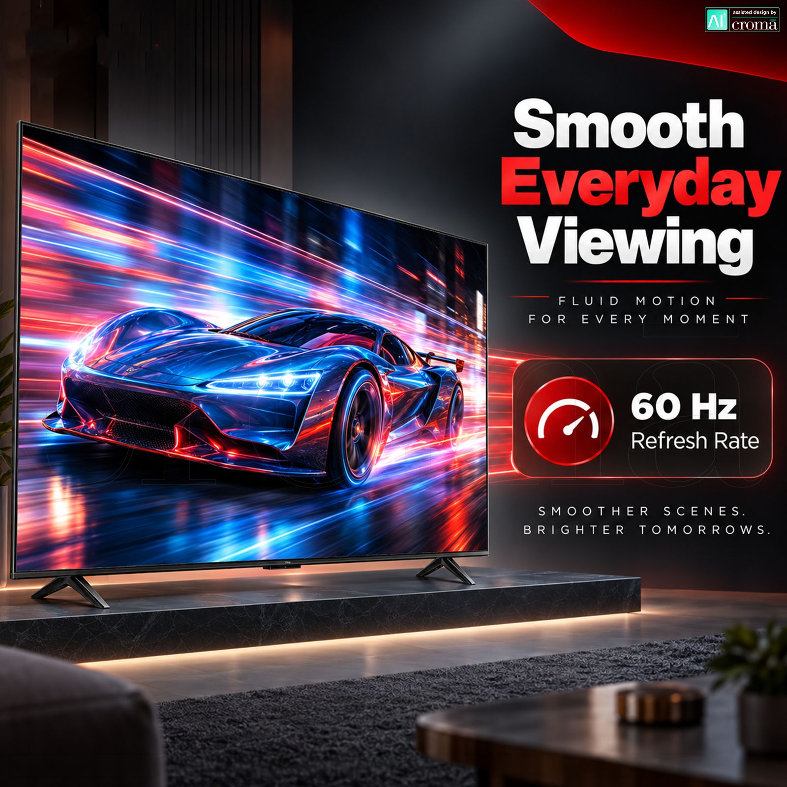 TCL V6C 190 cm (75 inch) 4 Star 4K Ultra HD LED Smart Google TV with Google Voice Assistant (2025 model) TCL V6C 190 cm (75 inch) 4 Star 4K Ultra HD LED Smart Google TV with Google Voice Assistant (2025 model)_5