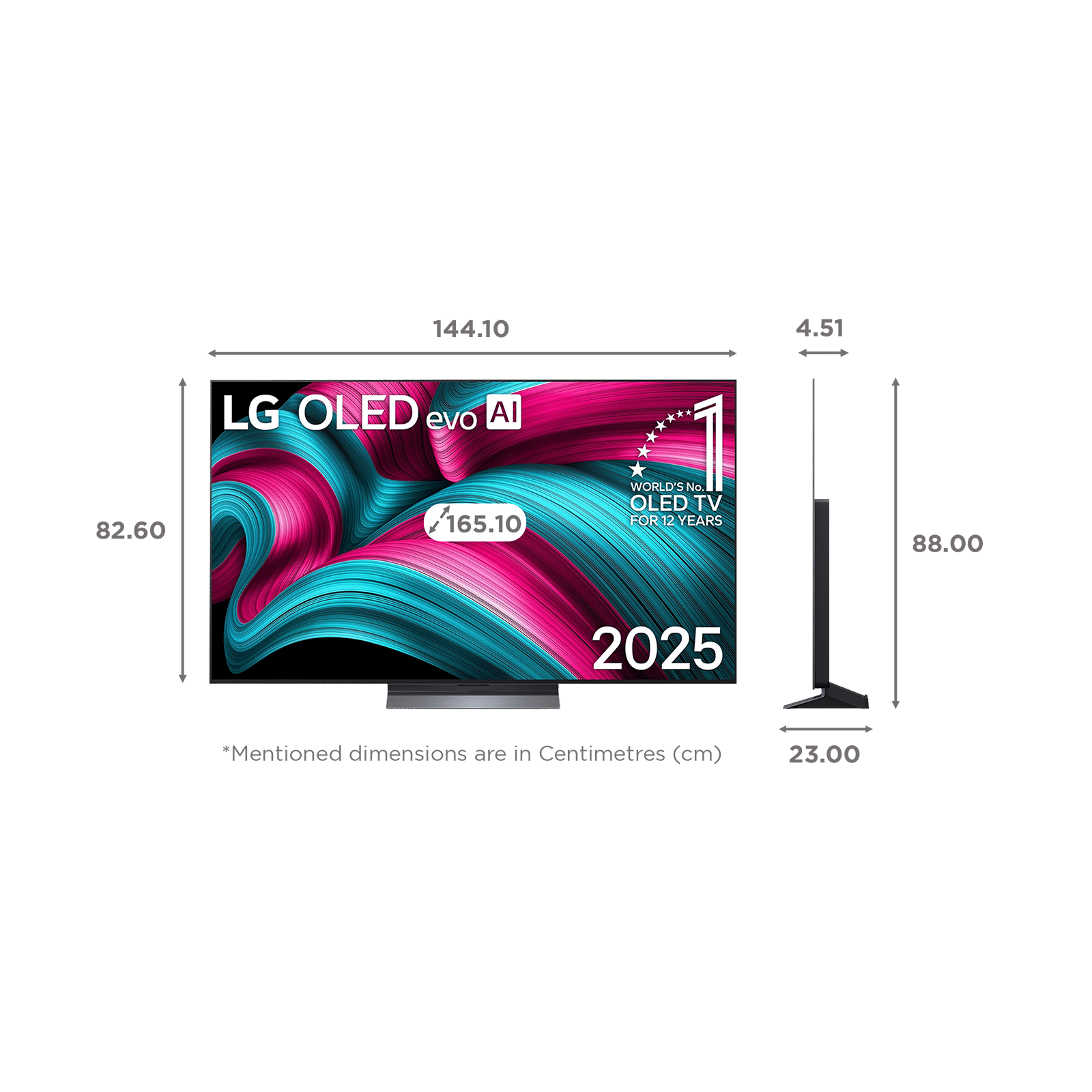 LG 165 cm (65 inch) OLED 4K Ultra HD Smart WebOS TV with Dolby Atmos (2025 model)_2
