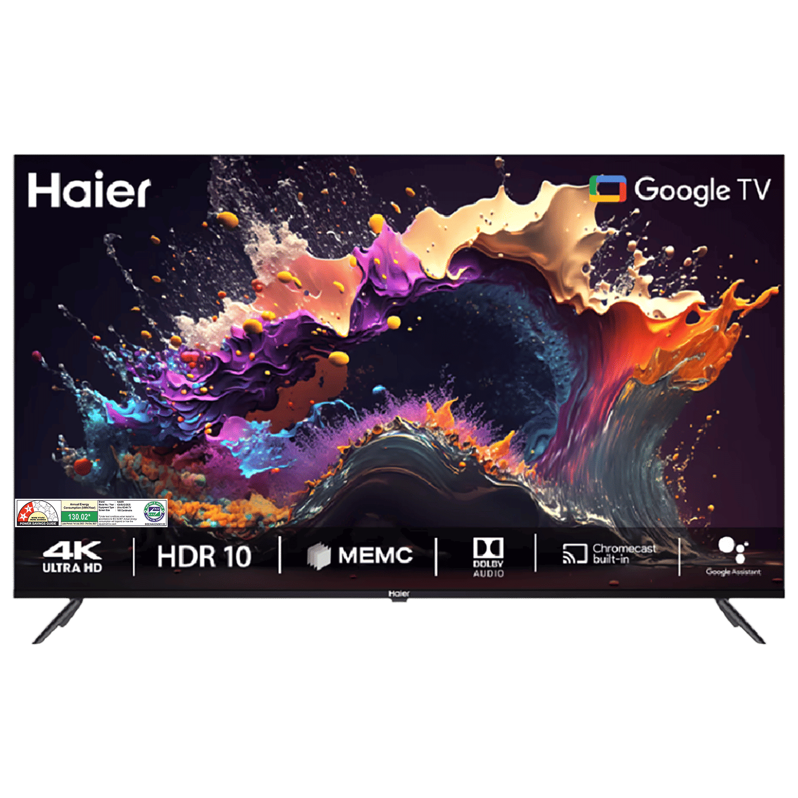 Haier 43A9UG 109 cm (43 inch) 2 Star 4K Ultra HD LED Backlit Smart Google TV with Google Assistant Support (2025 model)_1