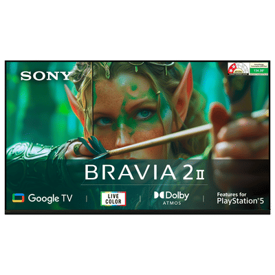 SONY BRAVIA 2 II 109 cm (43 inch) 2 Star 4K Ultra HD LCD Smart Android TV with Built in Chromecast (2025 model)