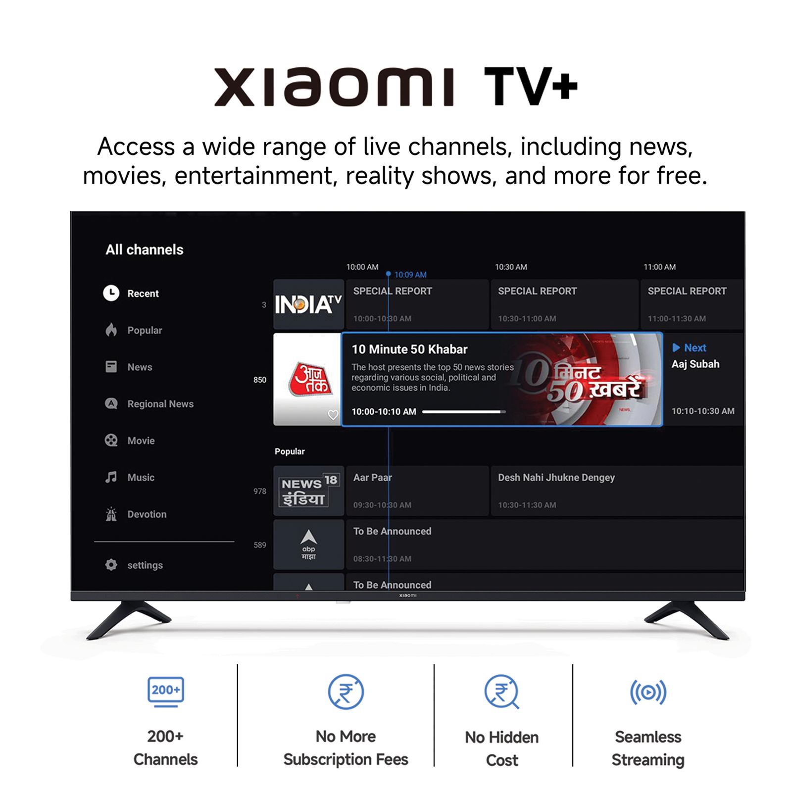 Xiaomi A Series 80 cm (32 inch) HD LED Smart Google TV with Dolby Audio (2025 model)_18
