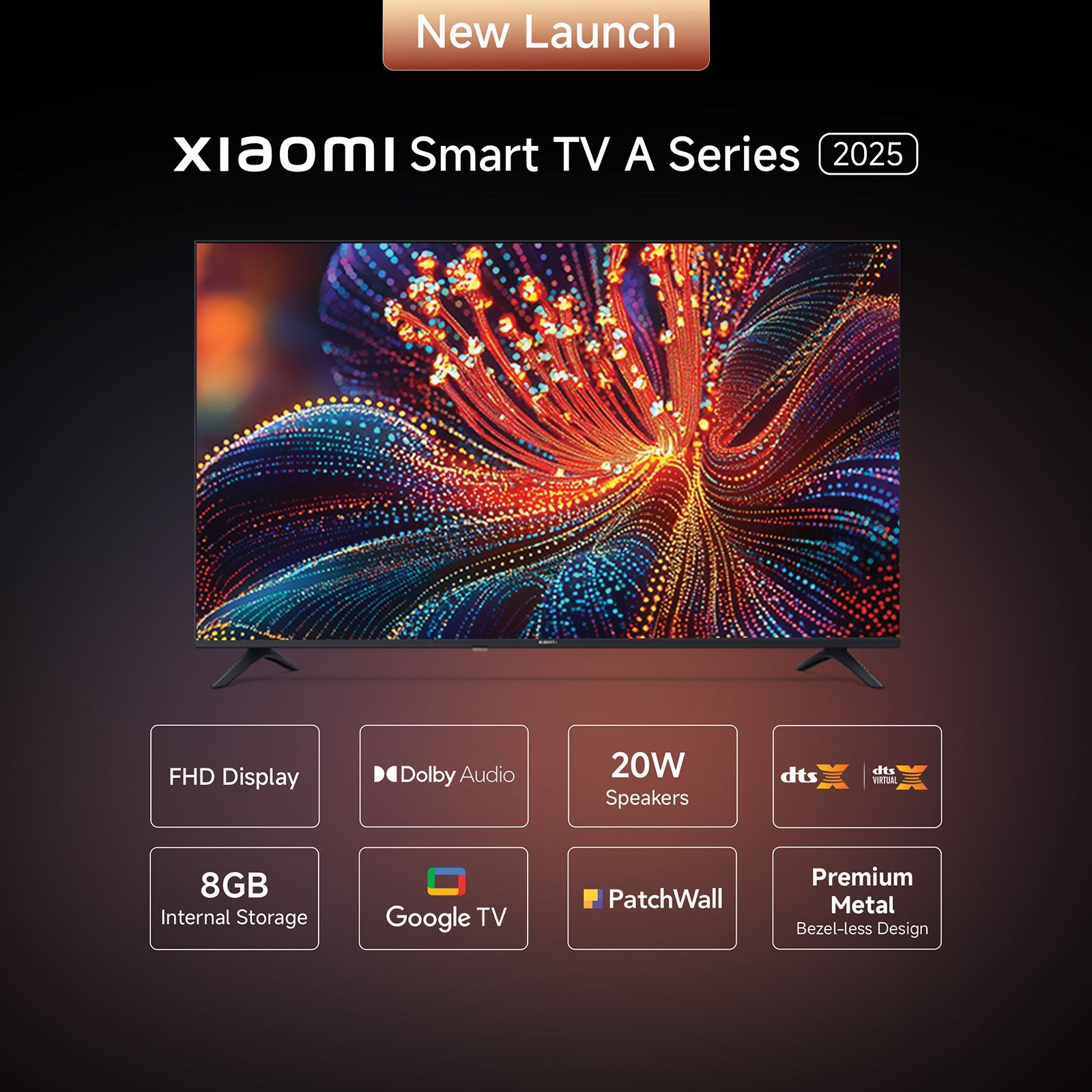 Xiaomi A Series 109 cm (43 inch) Full HD LED Smart Google TV with Dolby Audio (2025 model) Xiaomi A Series 109 cm (43 inch) Full HD LED Smart Google TV with Dolby Audio (2025 model)_4