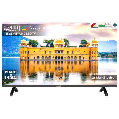 Croma 165 cm (65 inch) 4K Ultra HD LED Smart
                      Google TV with Google Assistant