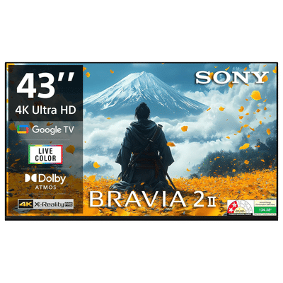 SONY BRAVIA 2 II 109 cm (43 inch) LCD 4K
                      Ultra HD Smart Android TV with Google Voice
                      Assistant (2025 model)