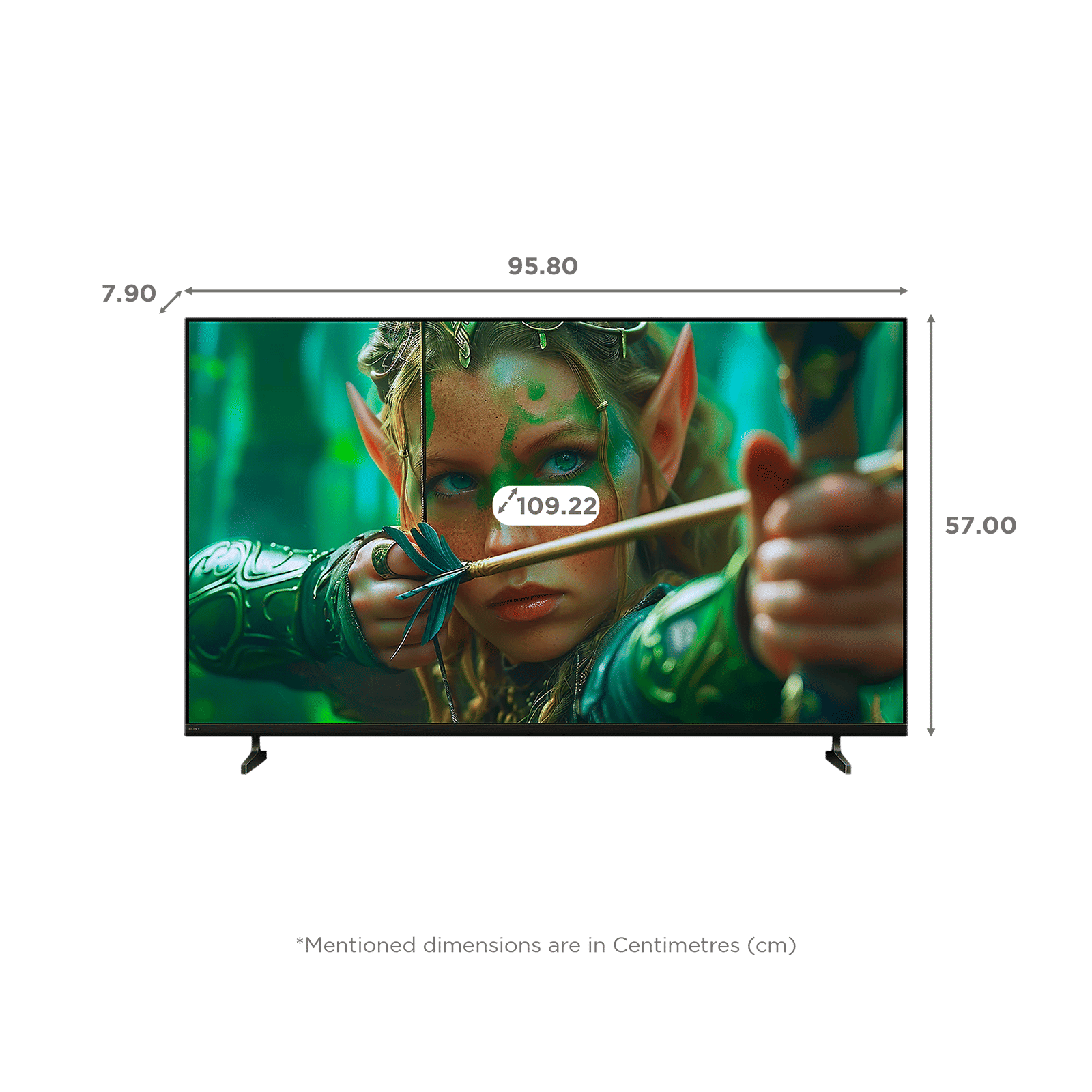 SONY BRAVIA 2 II 109 cm (43 inch) 4K Ultra HD LCD Smart Android TV with Built- in Chromecast (2025 model) SONY BRAVIA 2 II 109 cm (43 inch) 4K Ultra HD LCD Smart Android TV with Built- in Chromecast (2025 model)_2