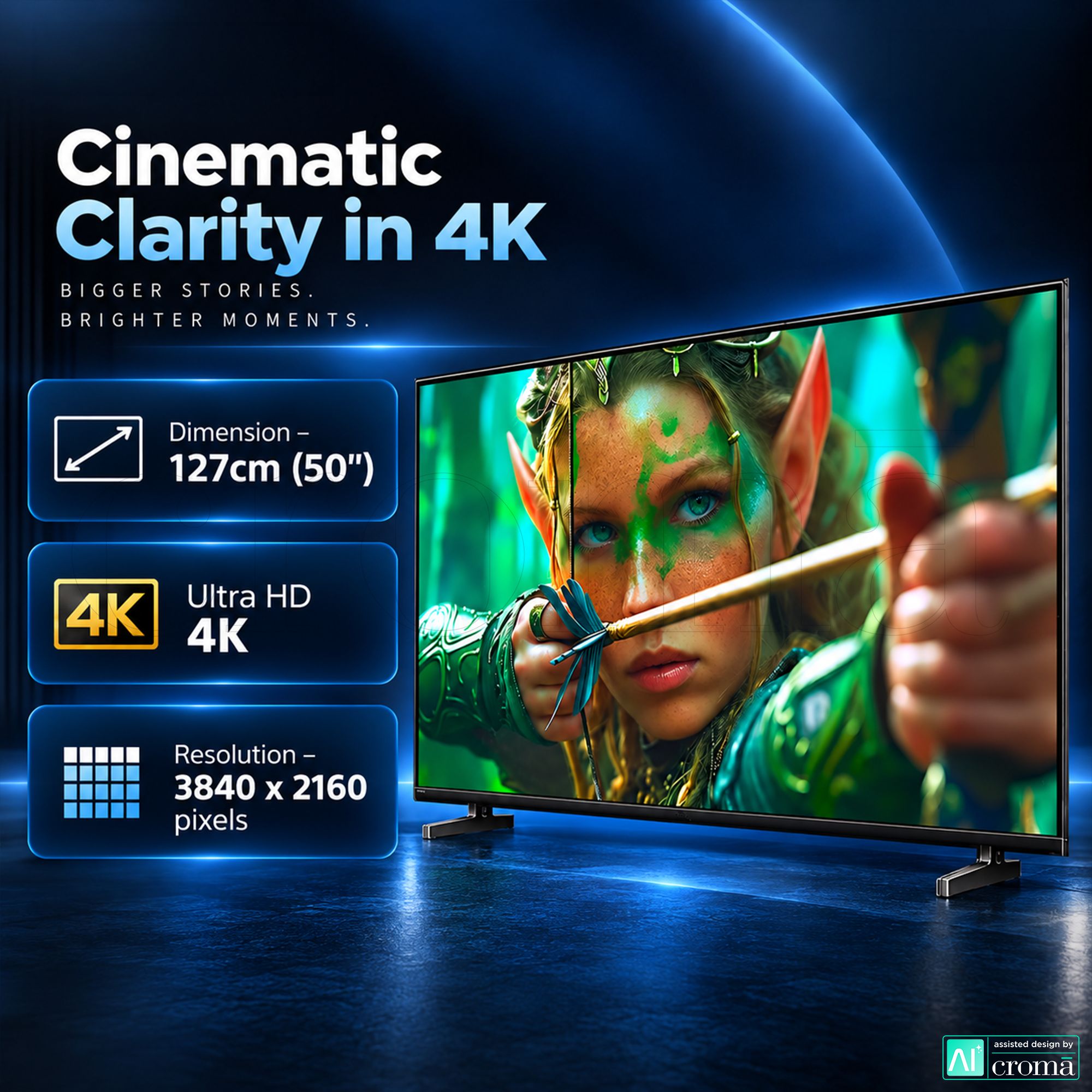 SONY BRAVIA 2 II 127 cm (50 inch) 2 Star 4K Ultra HD LCD Smart Android TV with Built in Chromecast (2025 model)_4