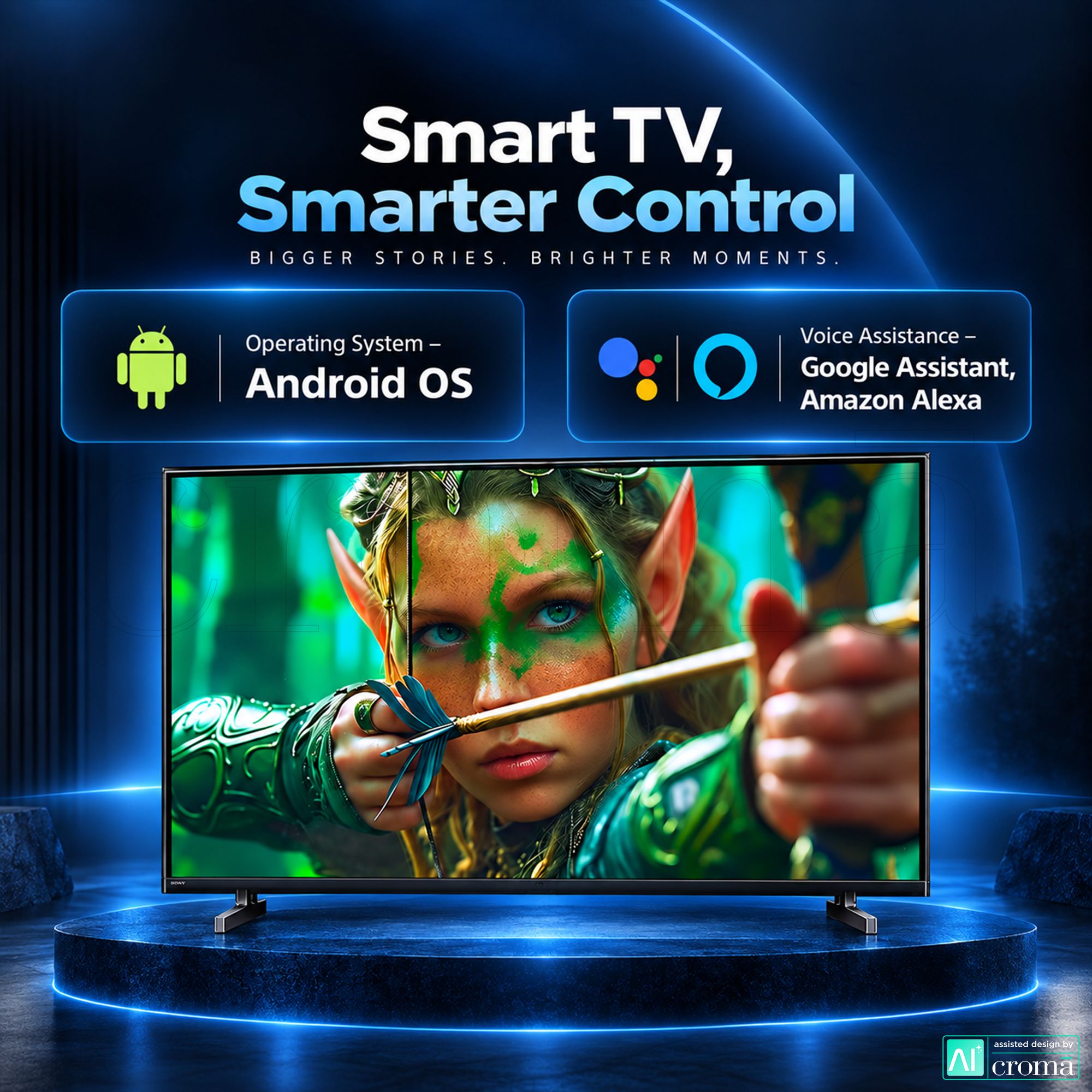 SONY BRAVIA 2 II 127 cm (50 inch) 2 Star 4K Ultra HD LCD Smart Android TV with Built in Chromecast (2025 model)_6