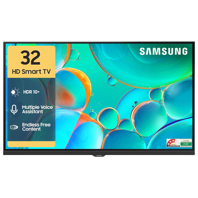 SAMSUNG H4550 80 cm (32 inch) HD LED Smart Tizen TV with Alexa & Google Voice Assistant (2025 model)