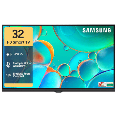 SAMSUNG H4550 80 cm (32 inch) HD LED Smart Tizen TV with Alexa & Google Voice Assistant (2025 model)