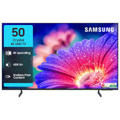 SAMSUNG UE81A 127 cm (50 inch) 4K Ultra HD LED Smart Tizen TV with Alexa & Google Voice Assistant (2025 Model)