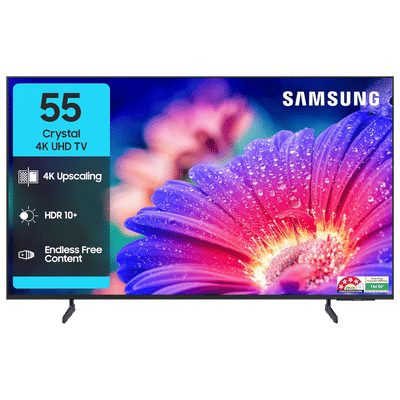 SAMSUNG UE81A 140 cm (55 inch) 4K Ultra HD LED Smart Tizen TV with Alexa & Google Voice Assistant (2025 Model)